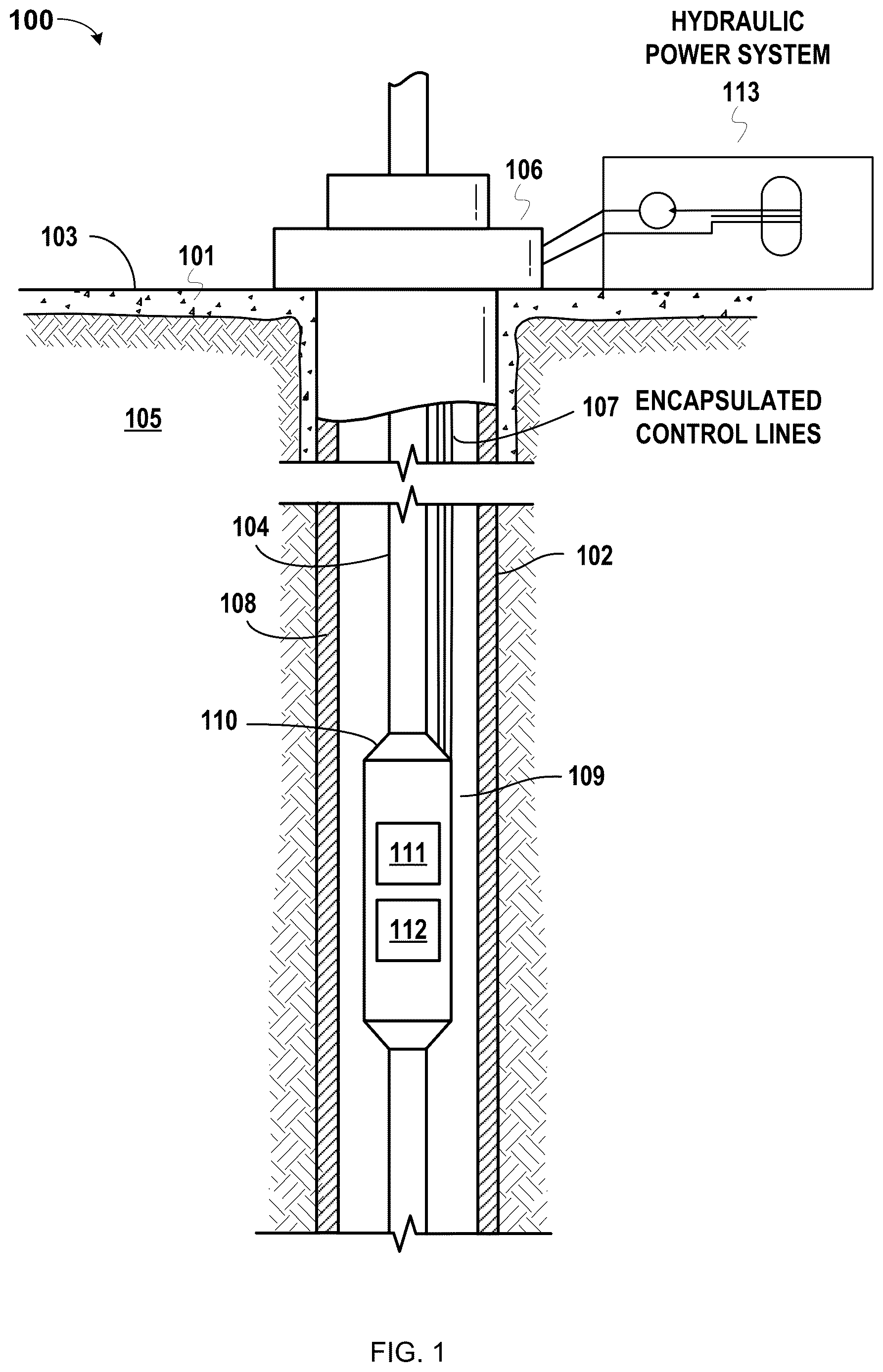 Patent US12618303 — Single solenoid valve electro-hydraulic control system that actuates control valve — Figure 1