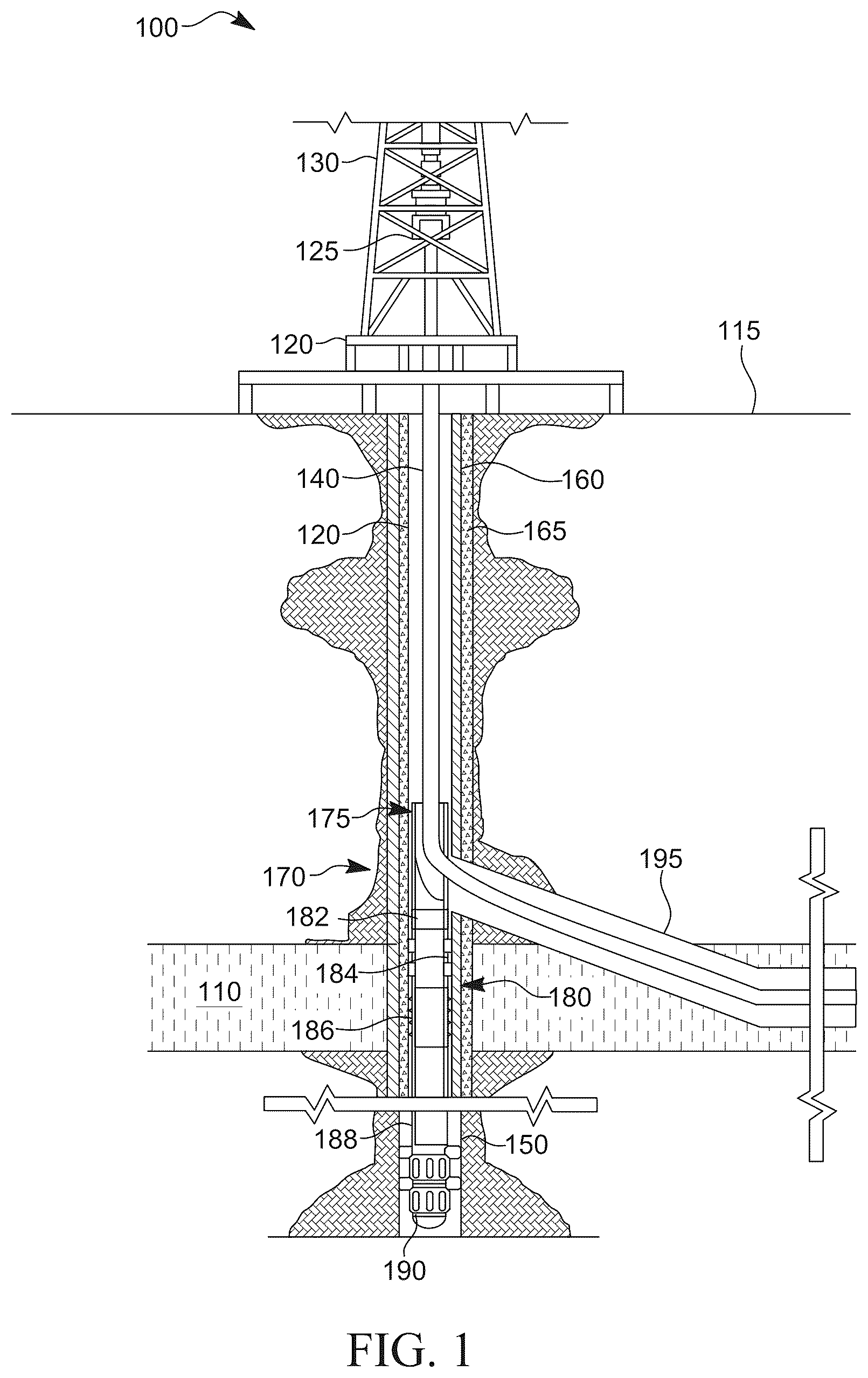 Patent US12618304 — Downhole isolation tool including an isolation sleeve and sacrificial plug member — Figure 1