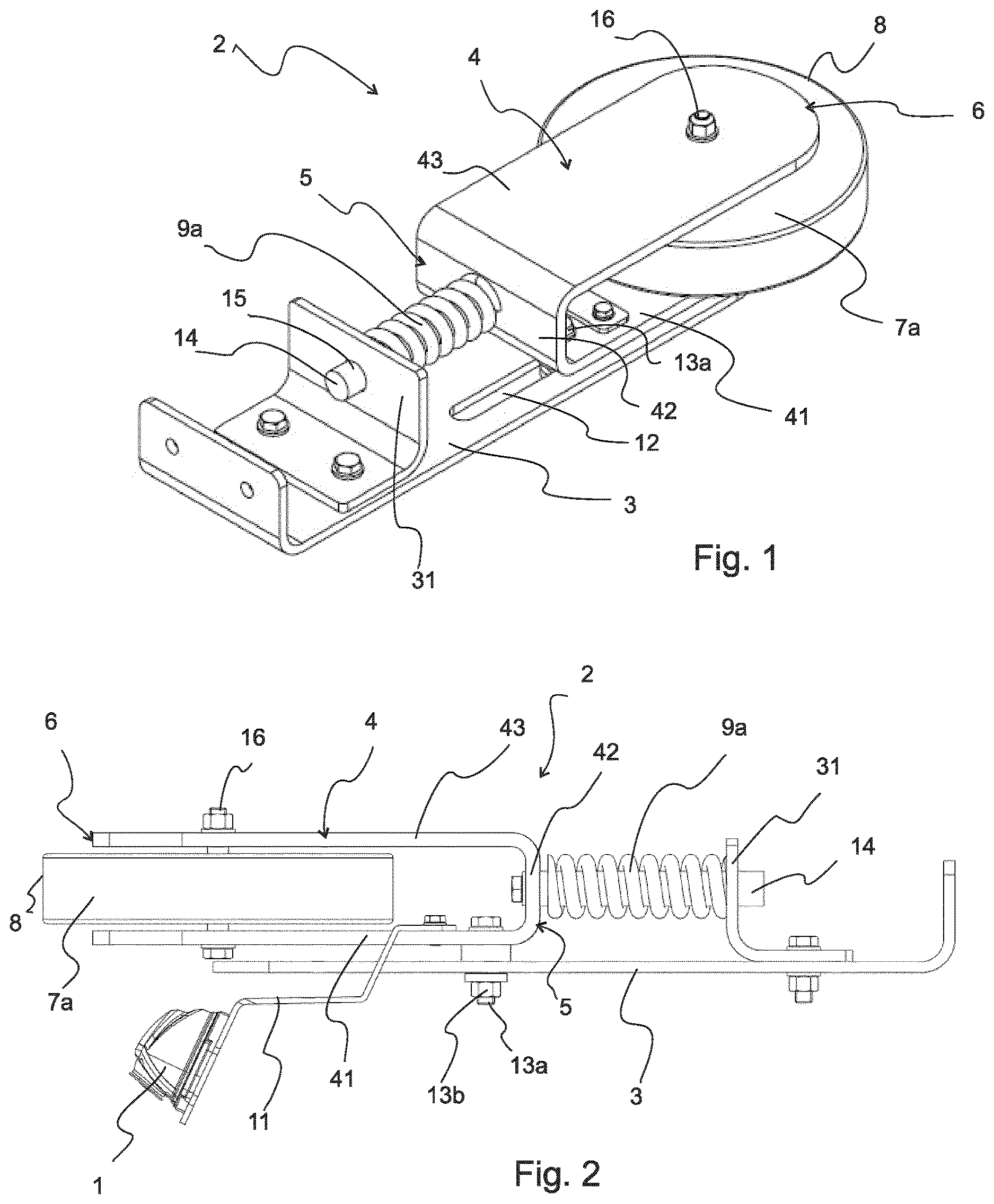 Patent US12618327 Figure 1 – Sensor system of underground mining vehicles and underground mining vehicle comprising sensor system