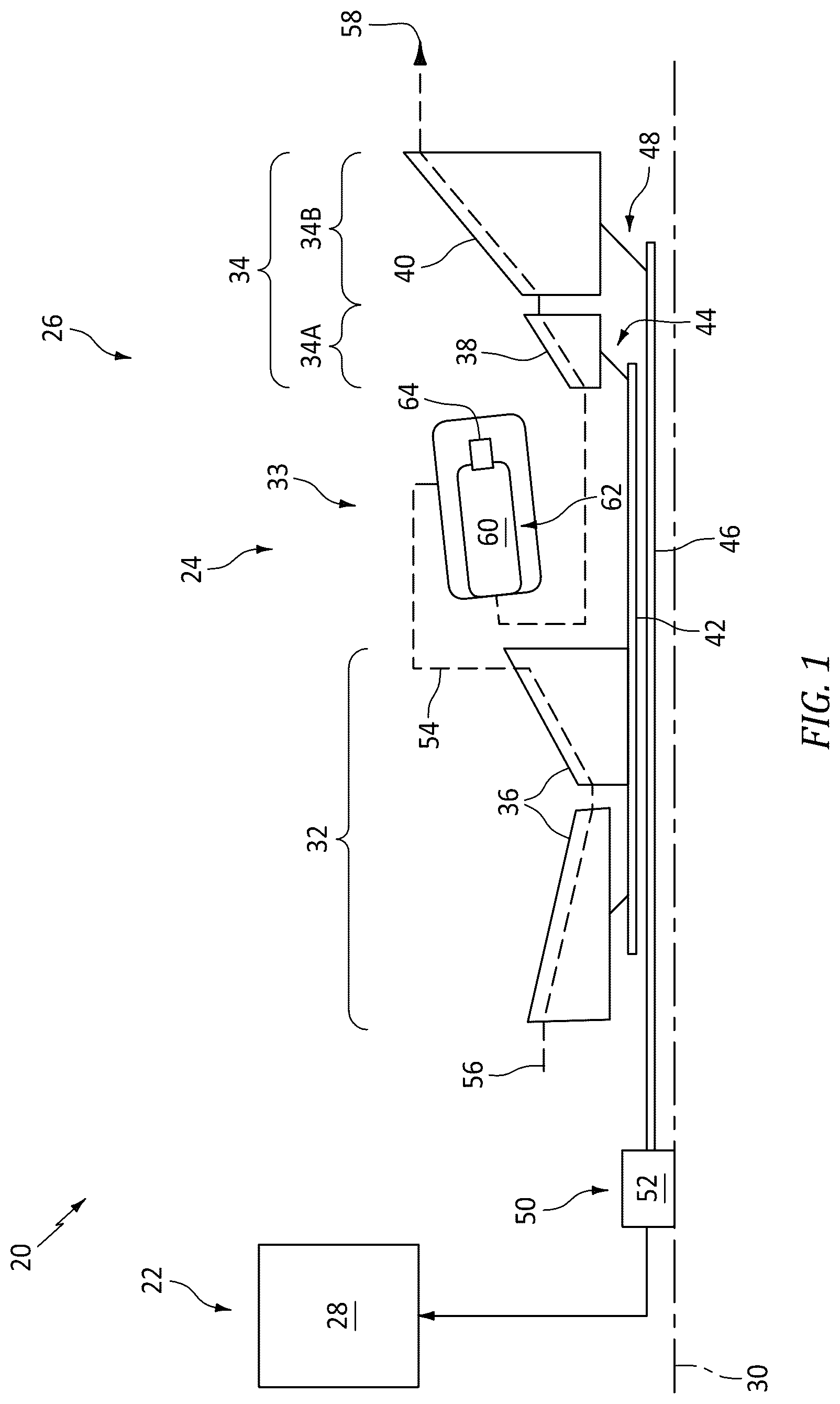 Patent US12618330 — Turbine engine airfoil — Figure 1