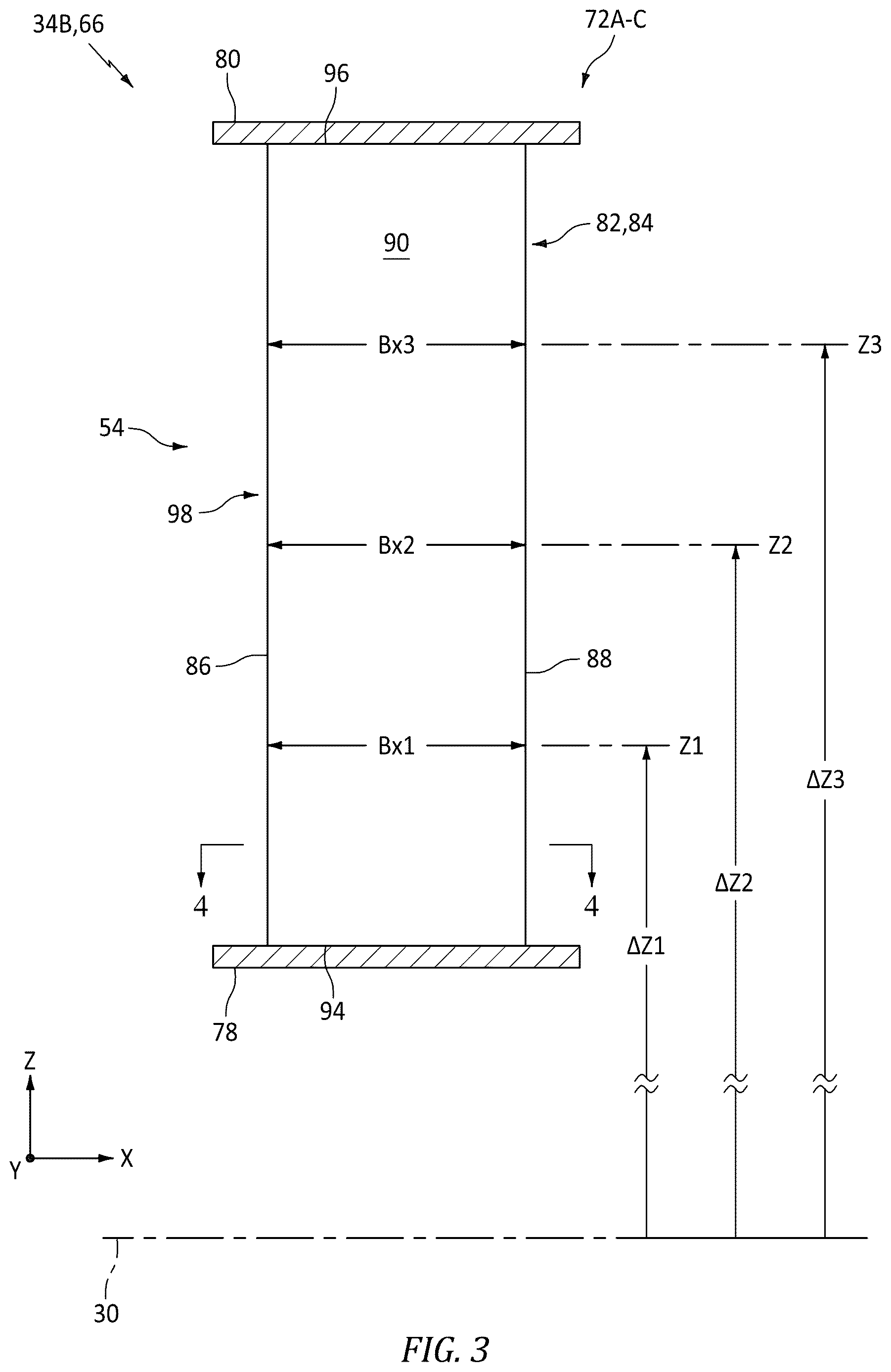 Patent US12618330 Figure 3 – Turbine engine airfoil