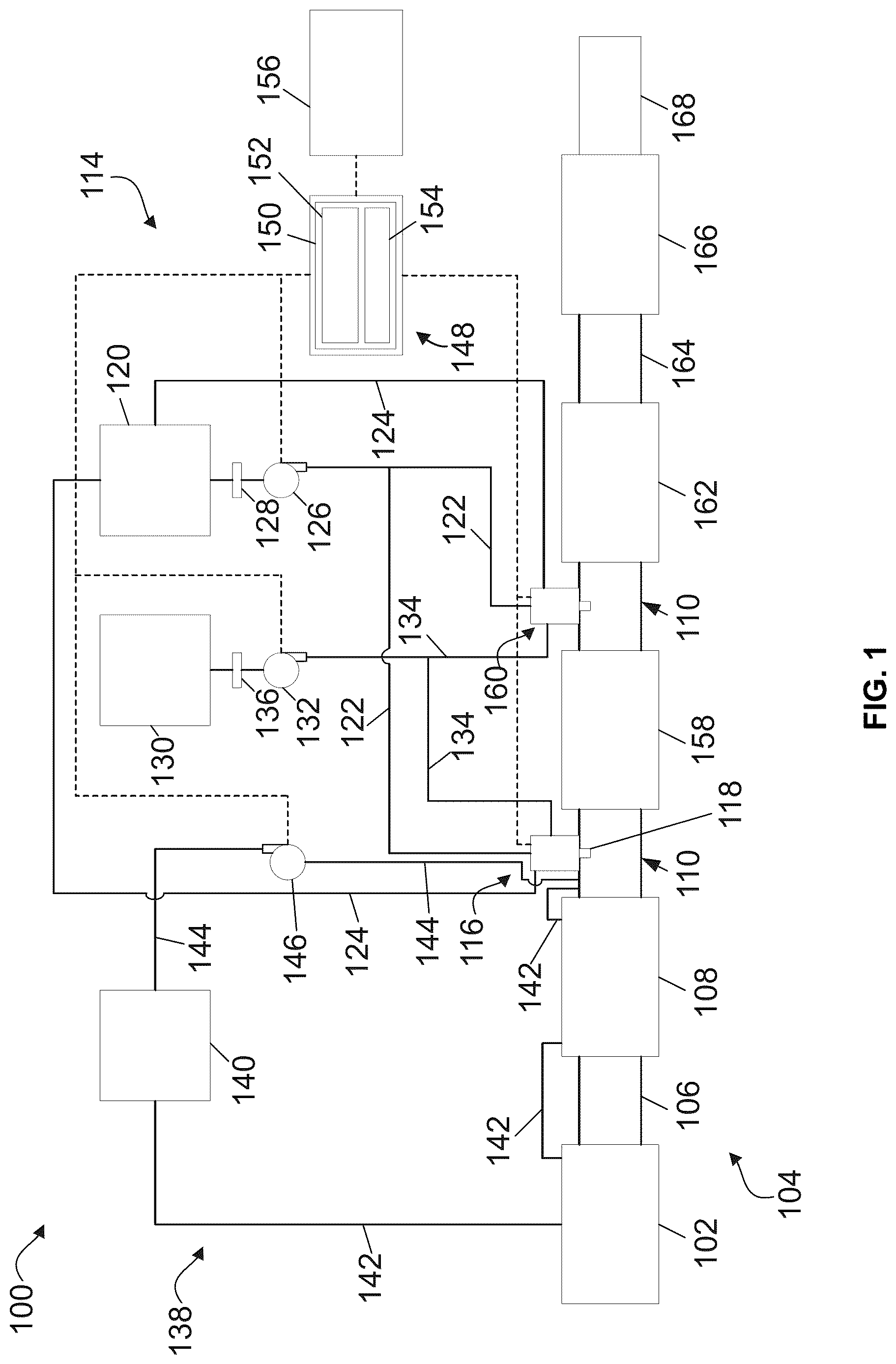 Patent US12618355 Figure 1 – Exhaust conduit assembly