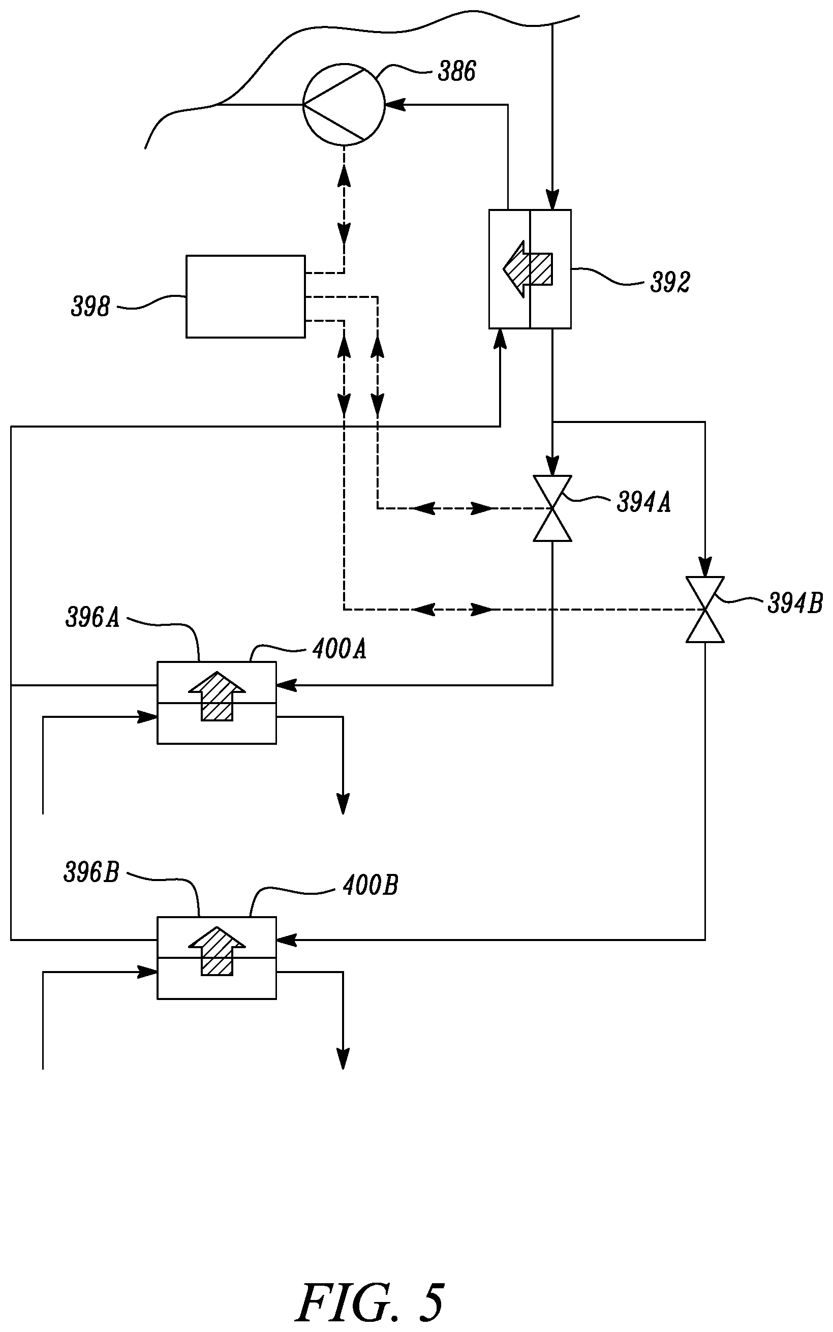 Patent US12618366 Figure 5 – Thermal management system for an aircraft