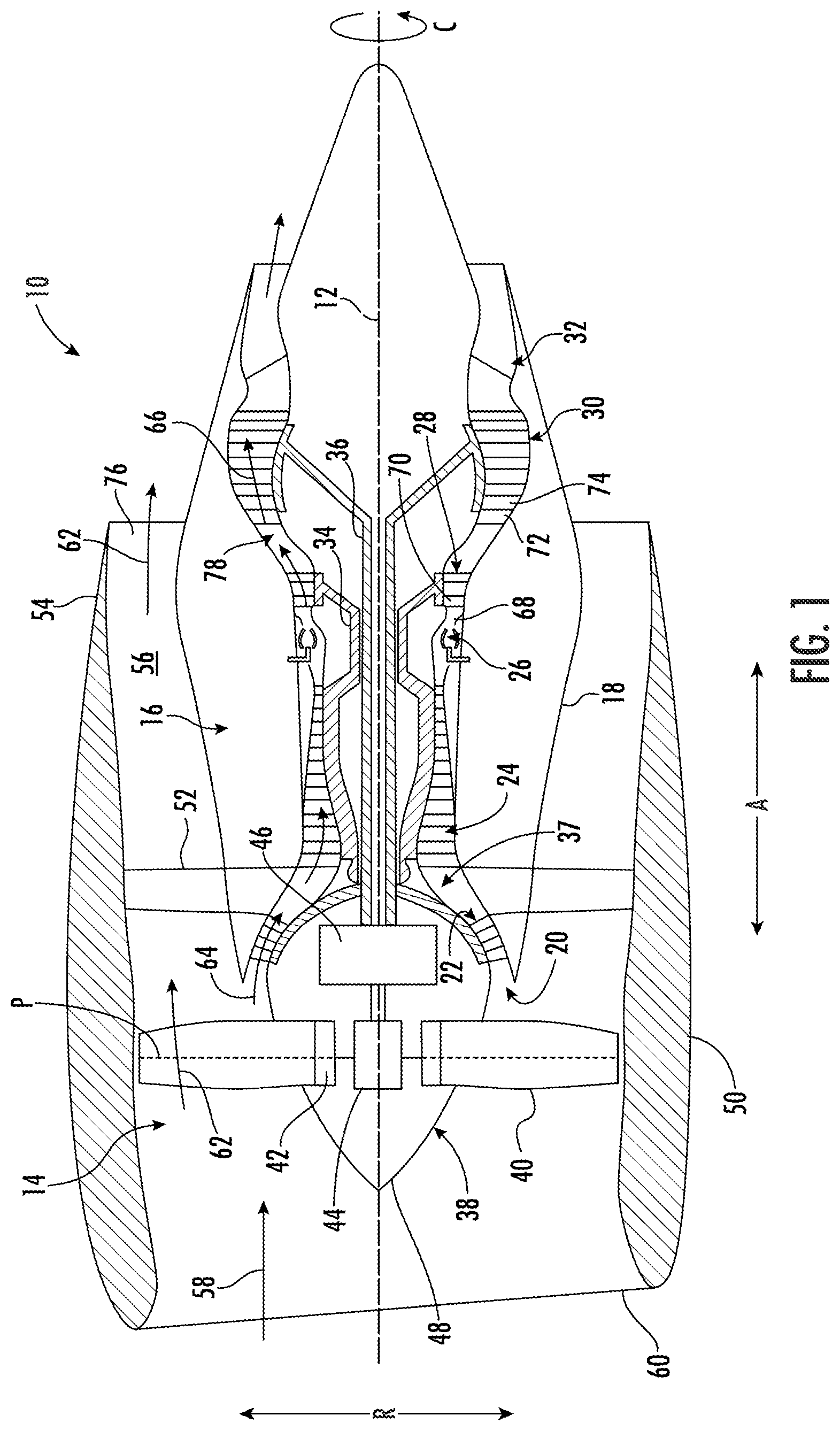 Patent US12618368 — Gas turbine engine — Figure 1