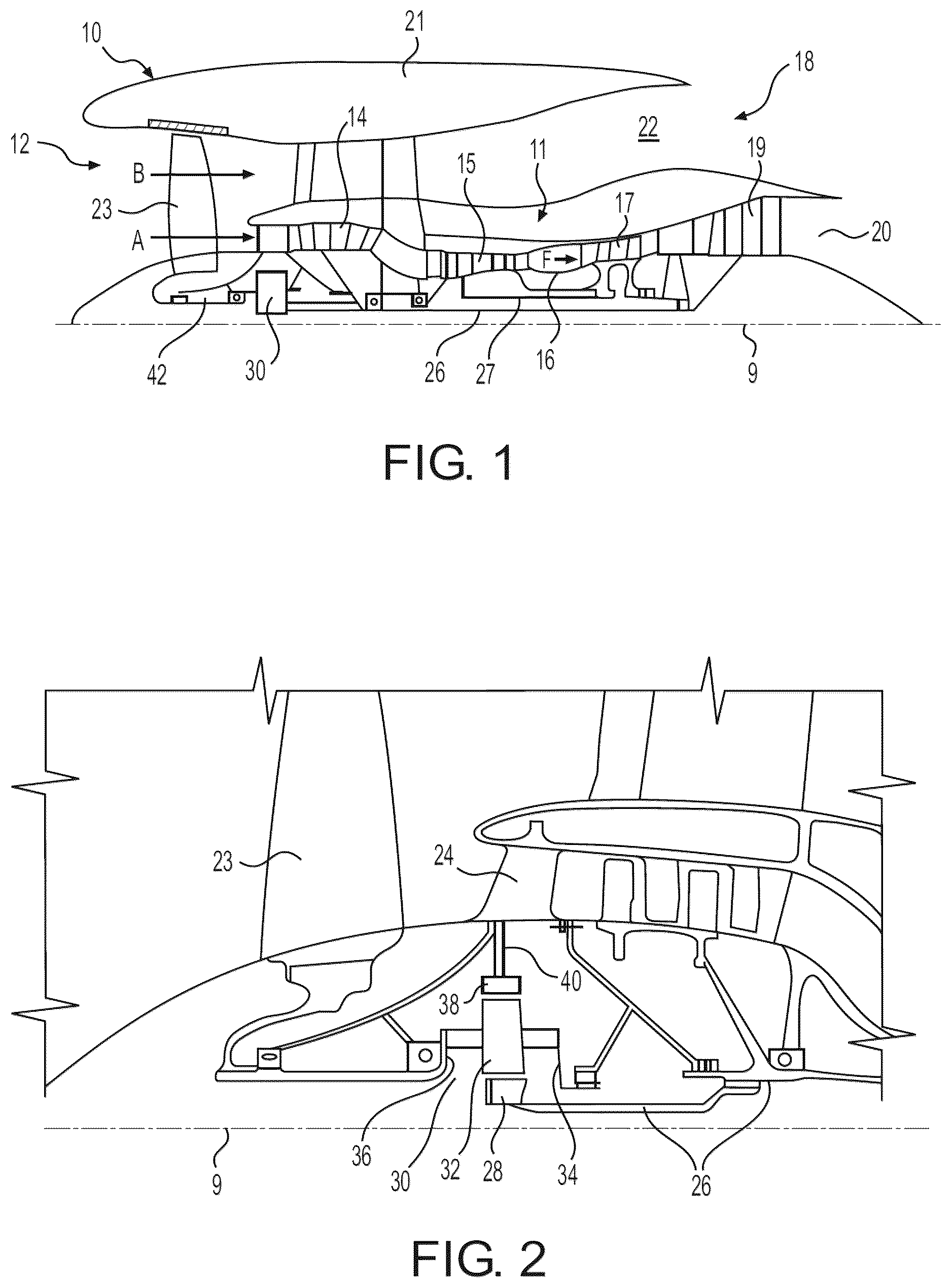 Patent US12618370 — Emissions of non-volatile particulate matter from gas turbine engines combusting sustainable aviation fuel and fossil-based hydrocarbon fuel — Figure 1