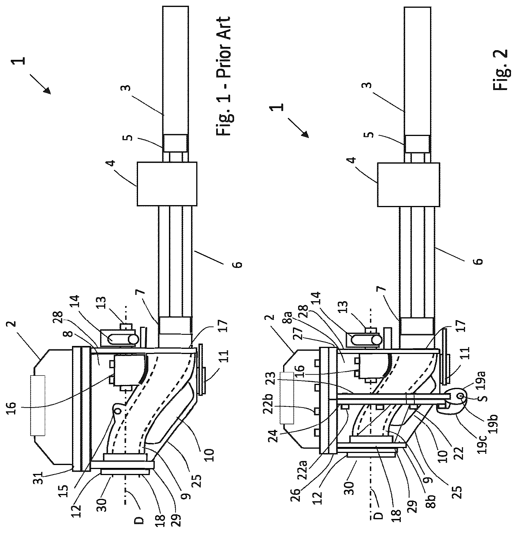 Patent US12618397 — Pipe diverter valve housing for a thick matter pump and thick matter pump — Figure 1