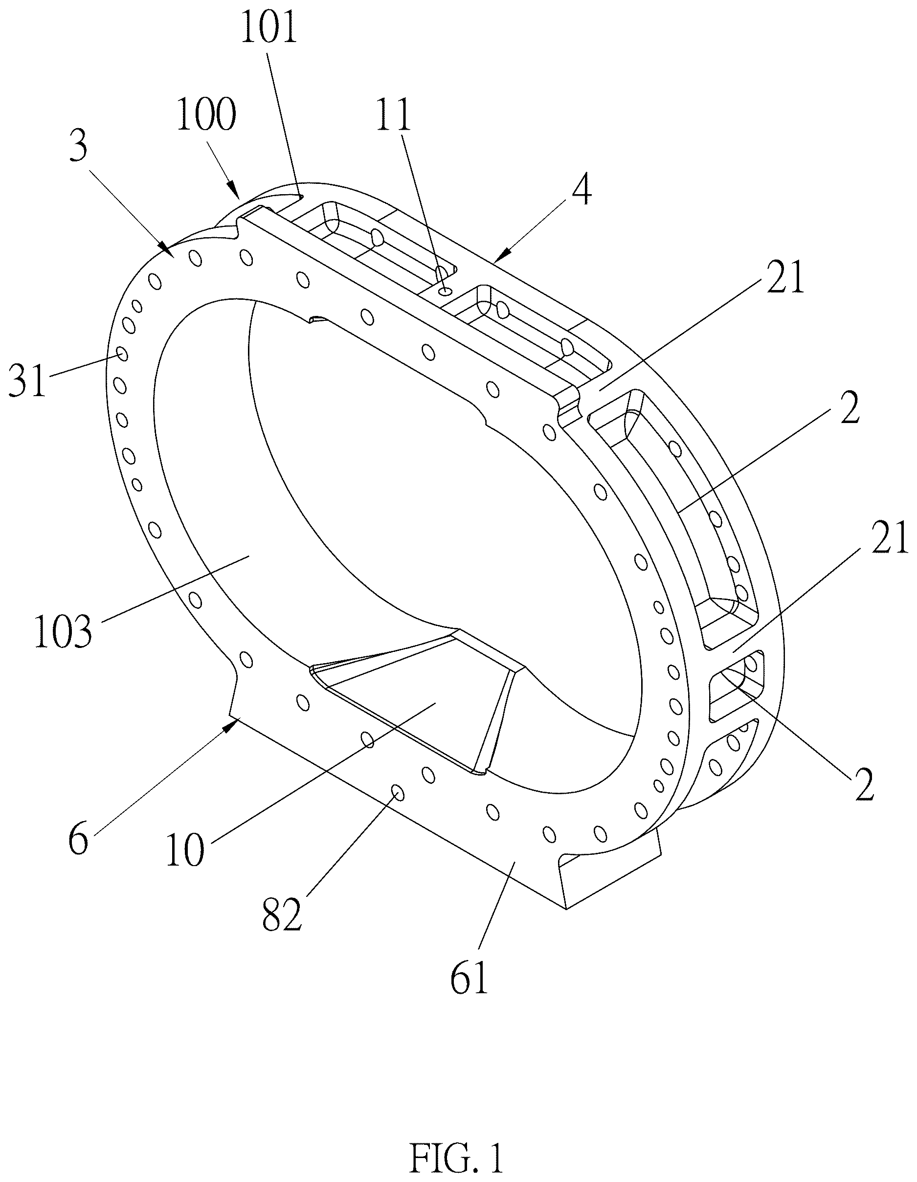 Patent US12618407 — Connecting ring of a root vacuum pump — Figure 1