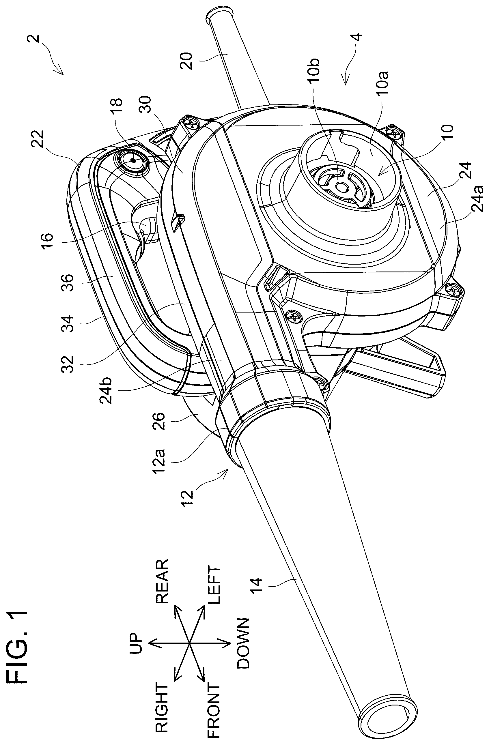 Patent US12618417 — Blower — Figure 1
