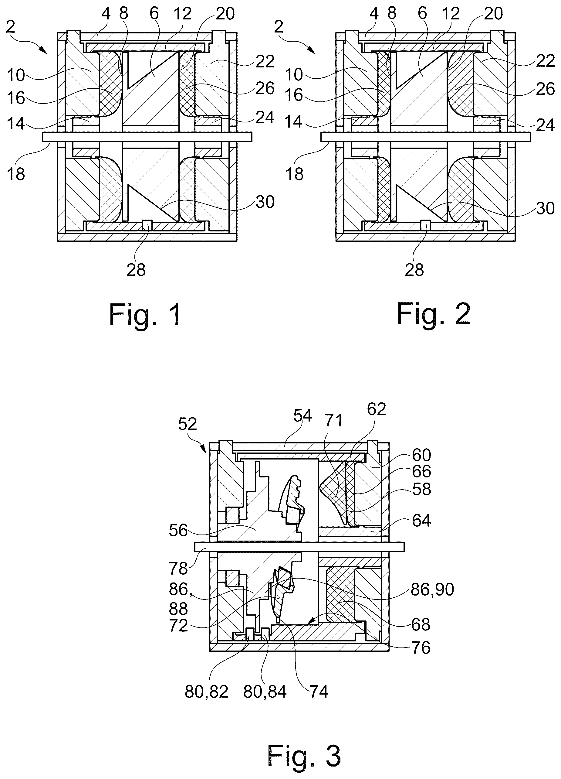 Patent US12618425 — Pneumatic drive device for translational and/or rotational movement — Figure 1