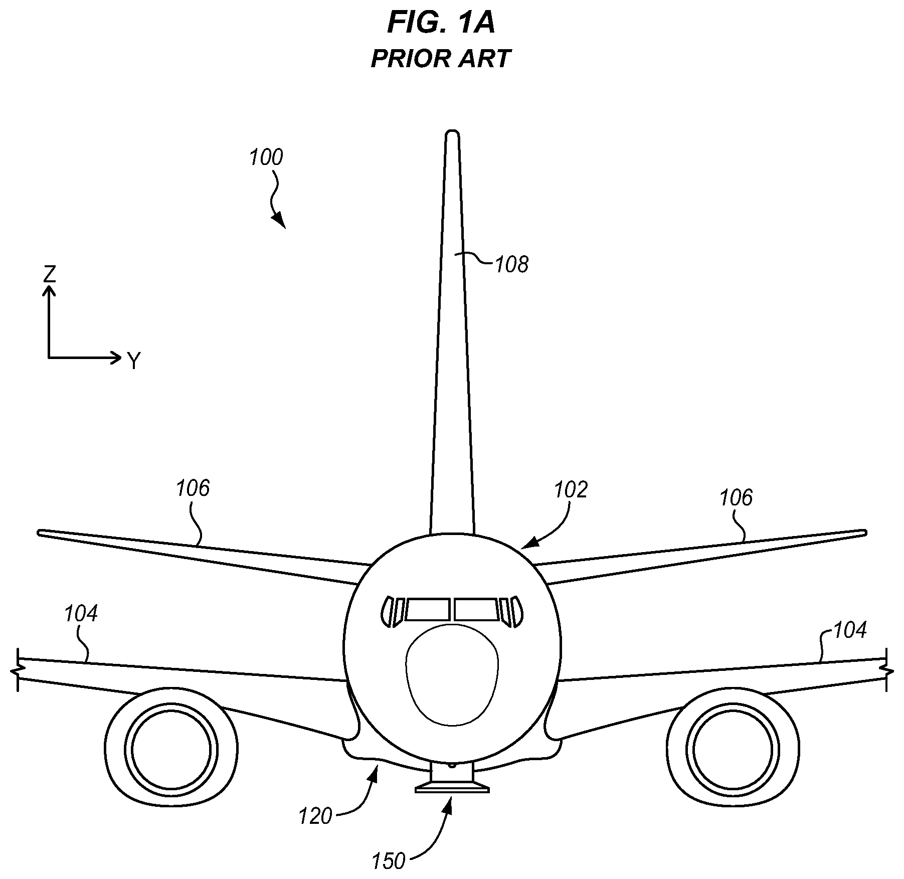 Patent US12618429 — Eccentric bolt for attaching mission pod to aircraft — Figure 1