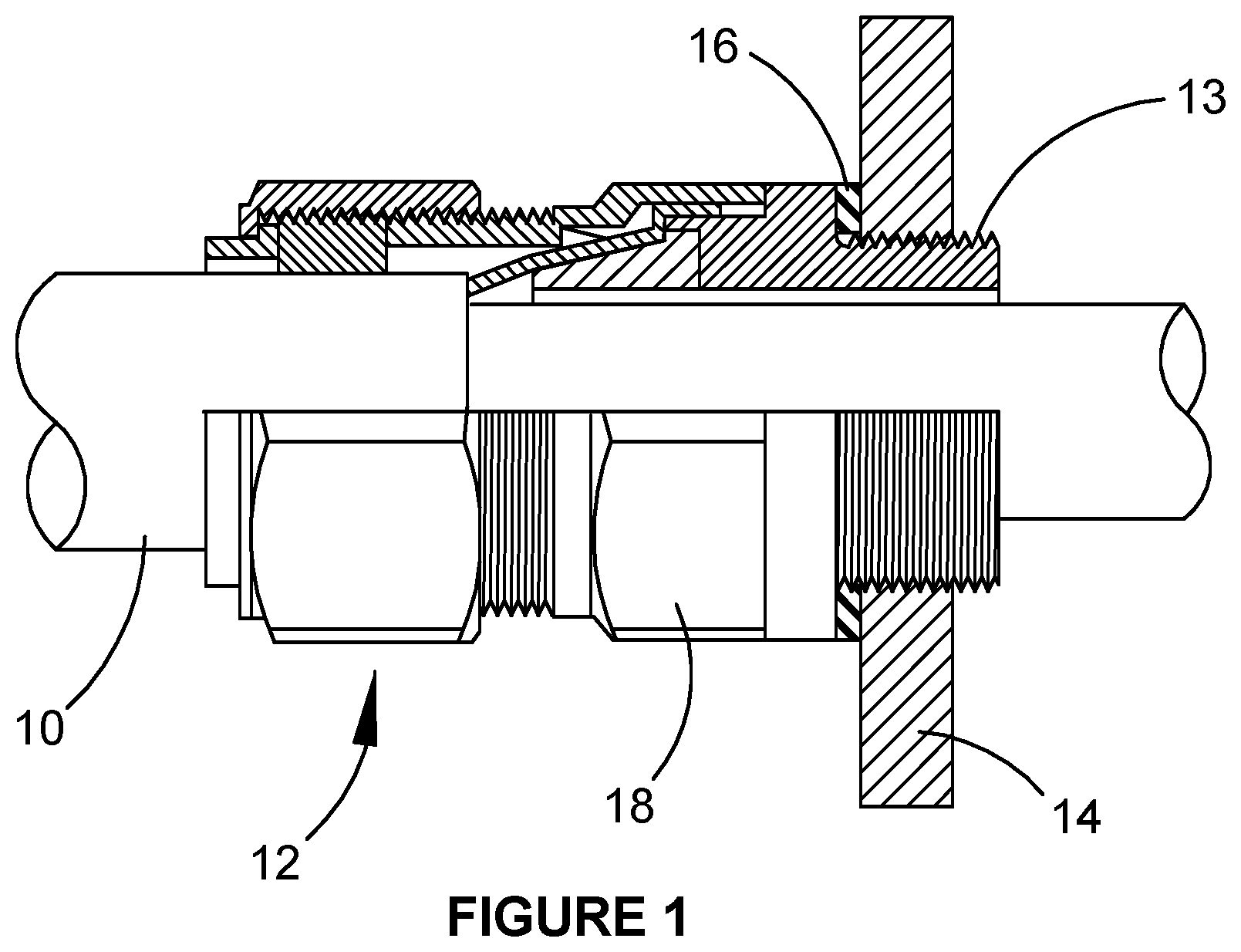 Patent US12618430 — Unitary piece dual lock split washer — Figure 1