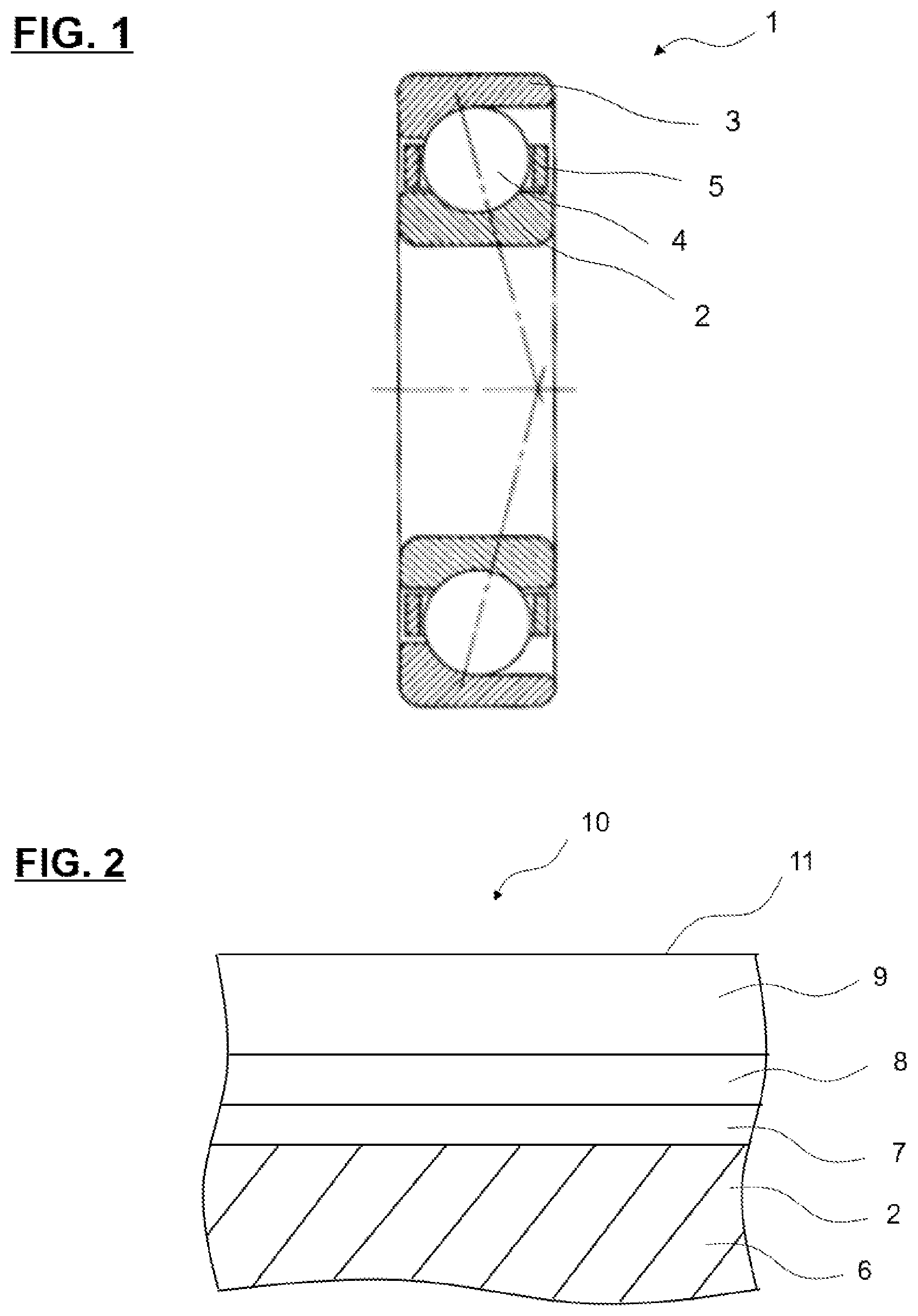 Patent US12618439 Figure 1 – Bearing element for a bearing unit, and bearing unit with an increased life