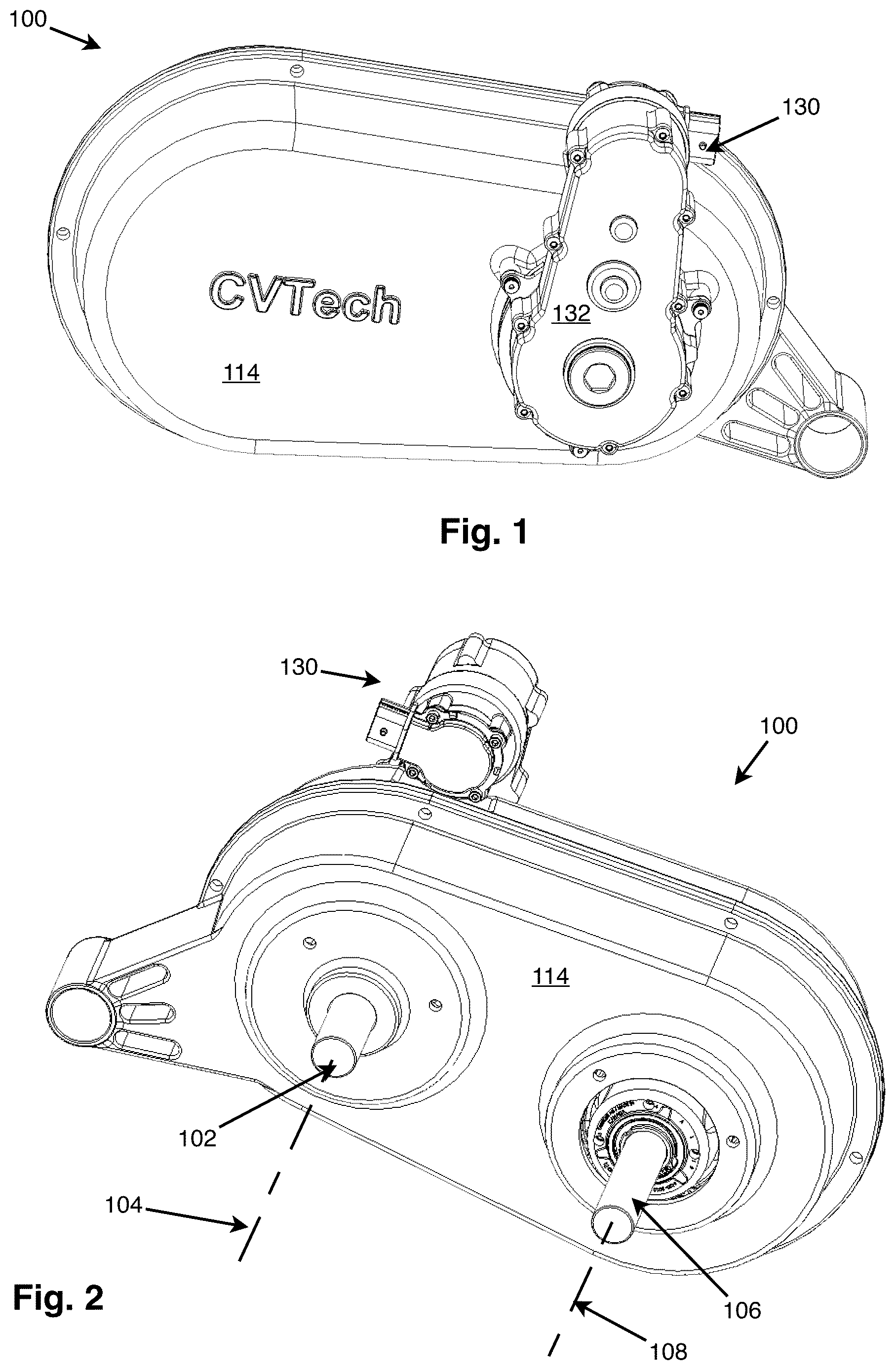 Patent US12618457 — Double cam actuation system for CVT — Figure 1
