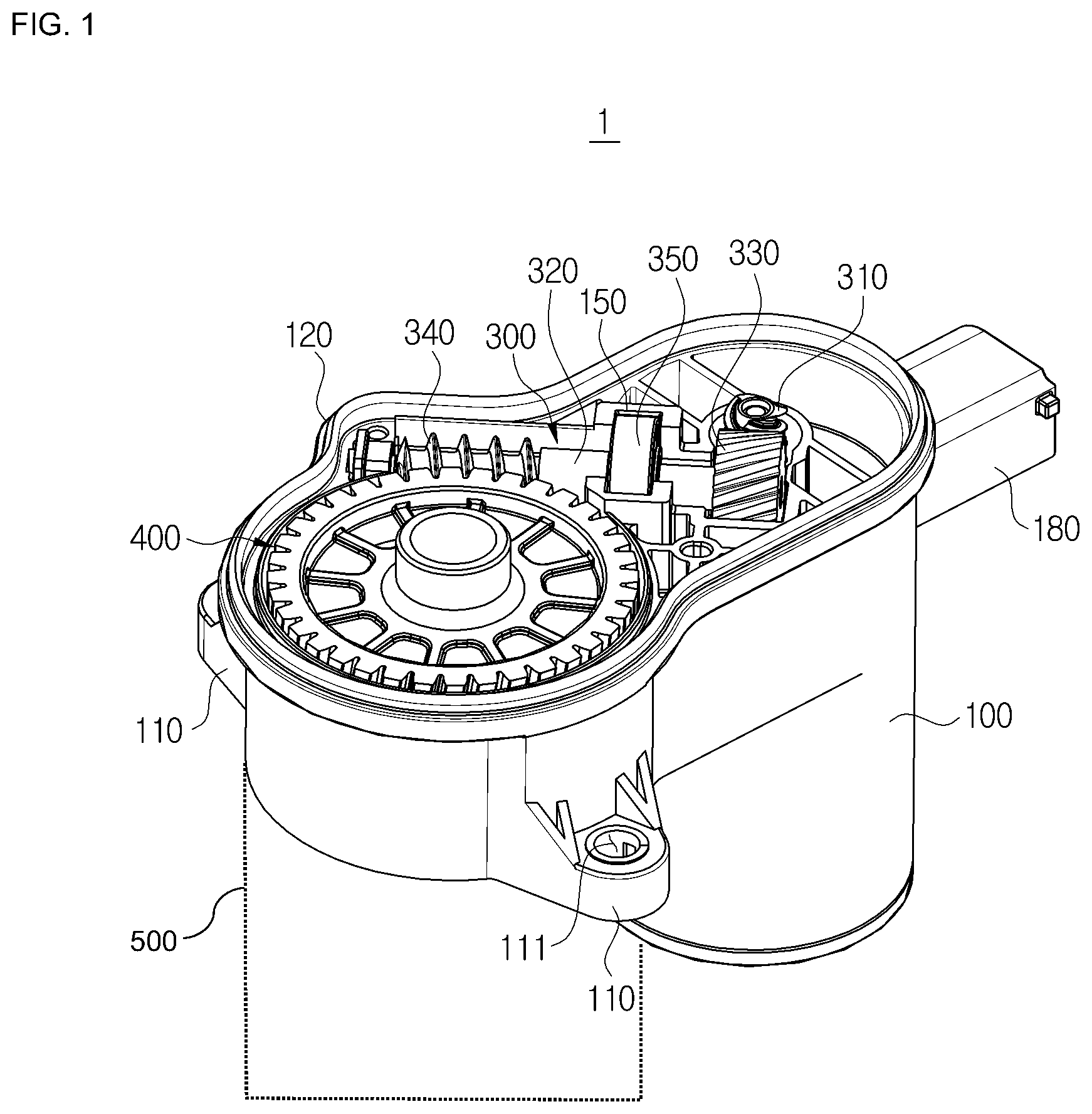 Patent US12618461 — Actuator and method of manufacturing the same — Figure 1