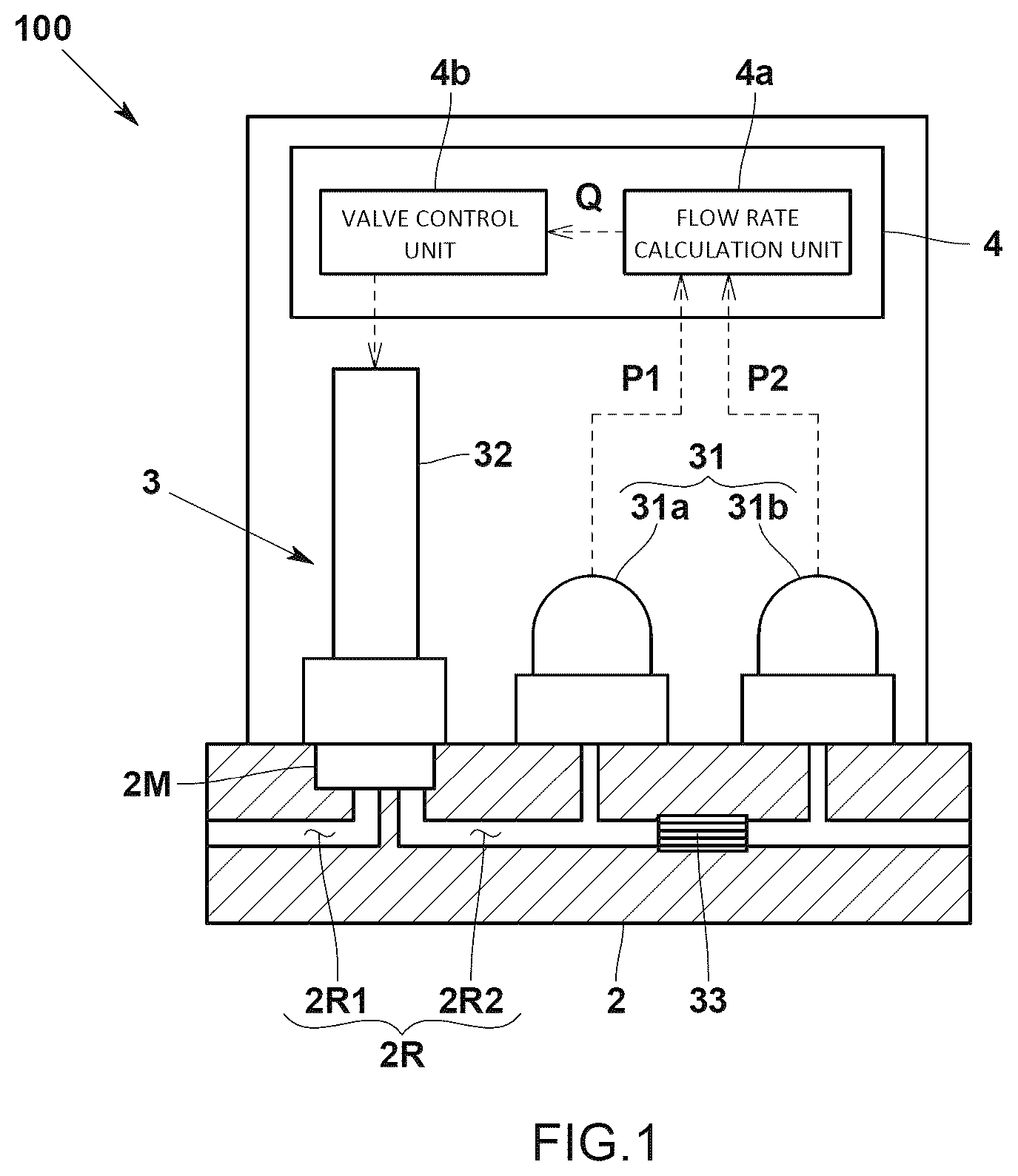 Patent US12618477 — Fluid control valve, fluid control device, and fluid control valve manufacturing method — Figure 1