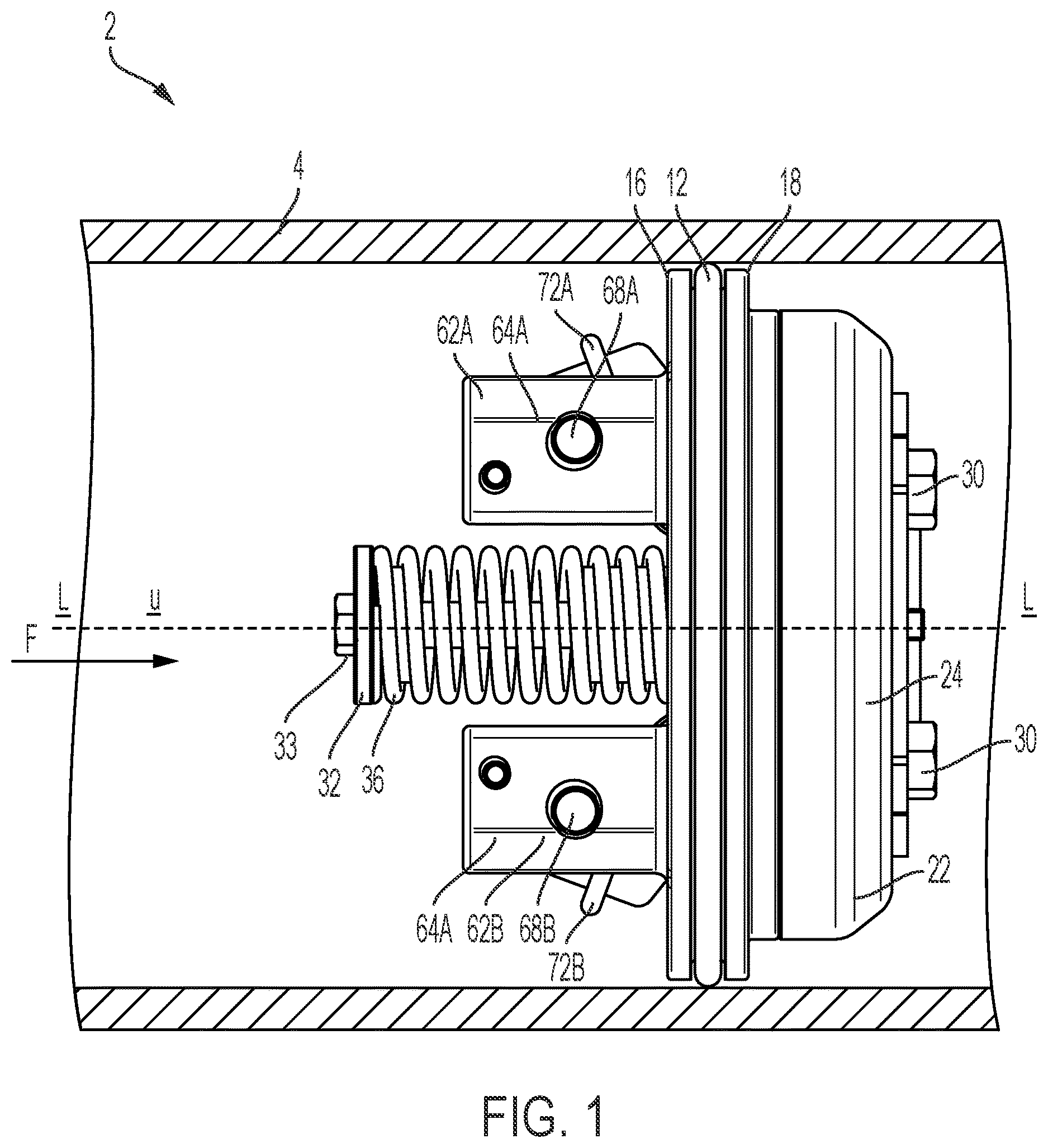 Patent US12618486 — Cam-arm poppet valve — Figure 1
