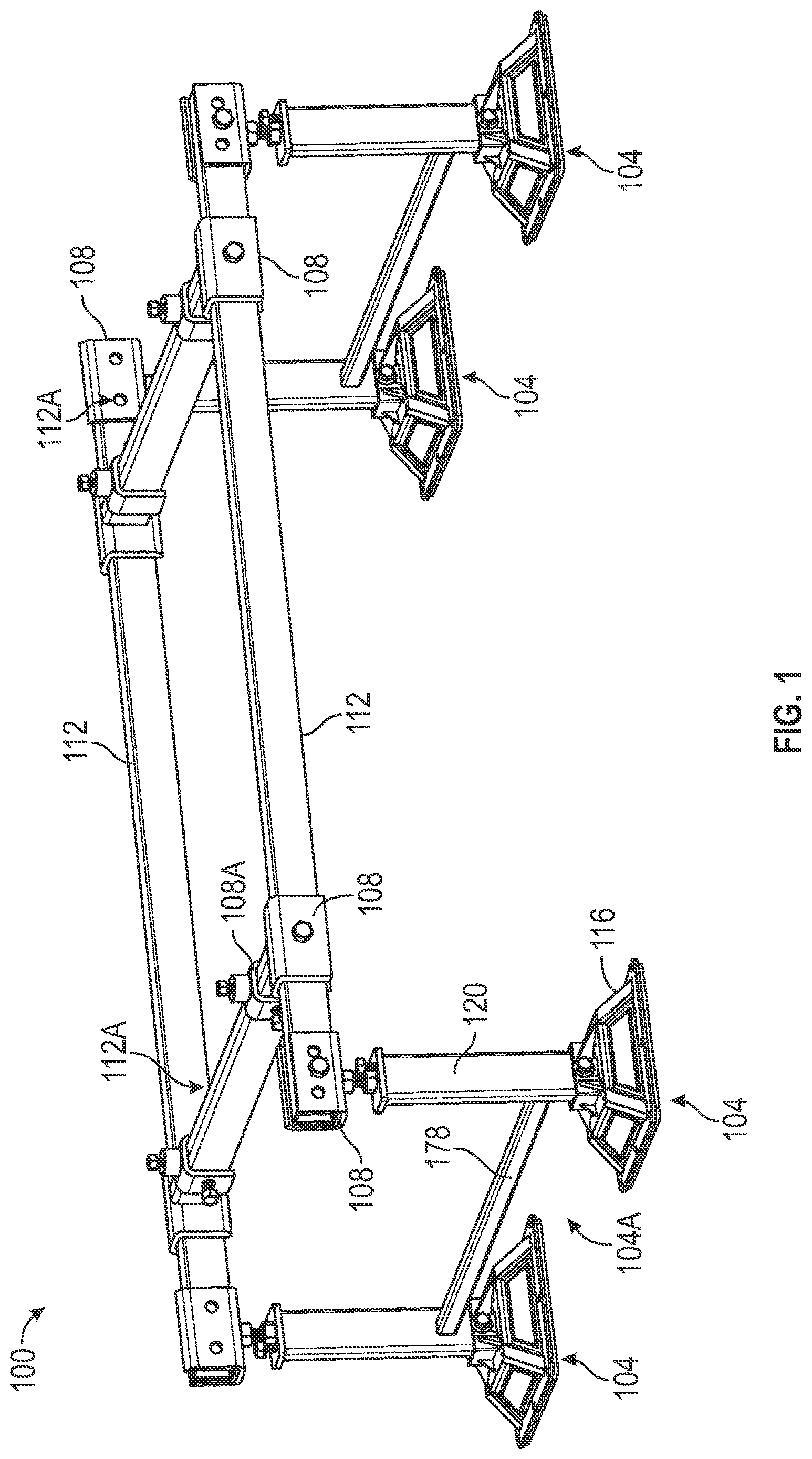 Patent US12618493 — Modular support system and clamp — Figure 1