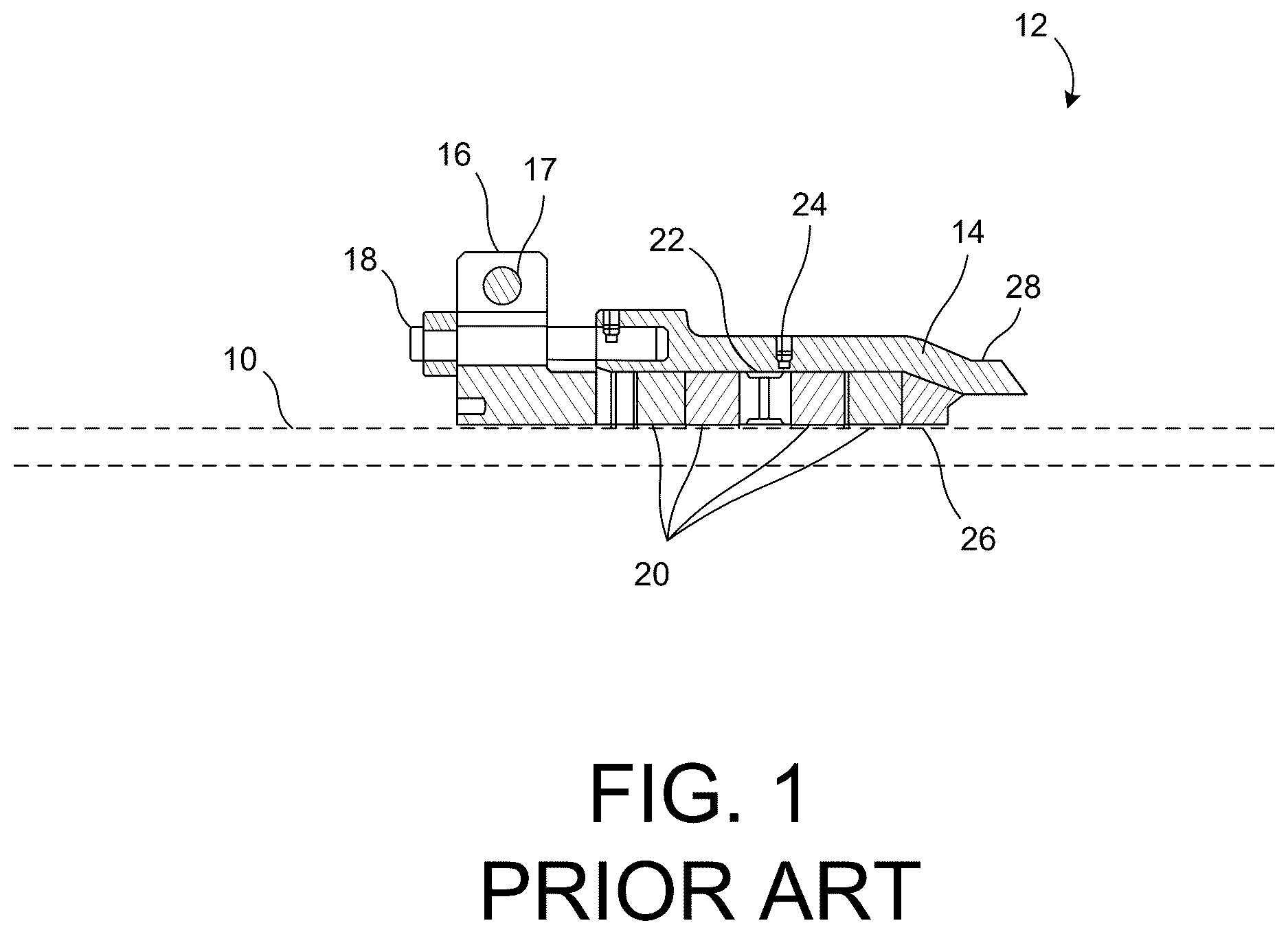 Patent US12618504 — Connector for subsea pipelines and risers, and repair of a pipeline or riser utilizing the connector — Figure 1