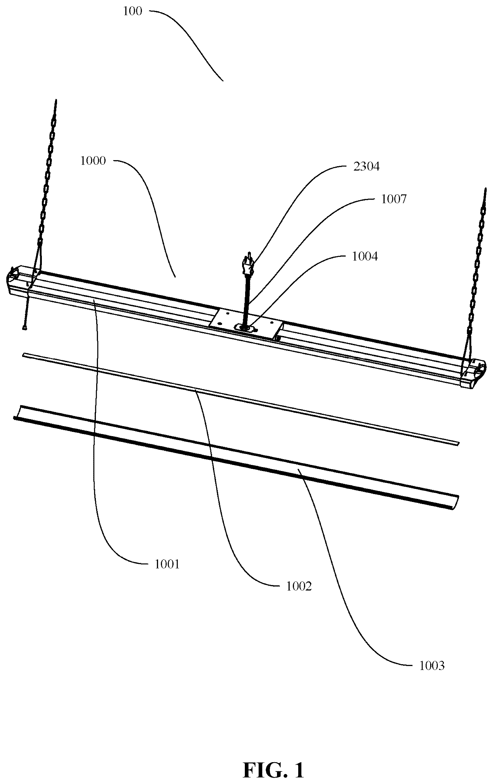 Patent US12618550 — Easy-to-install lamp — Figure 1