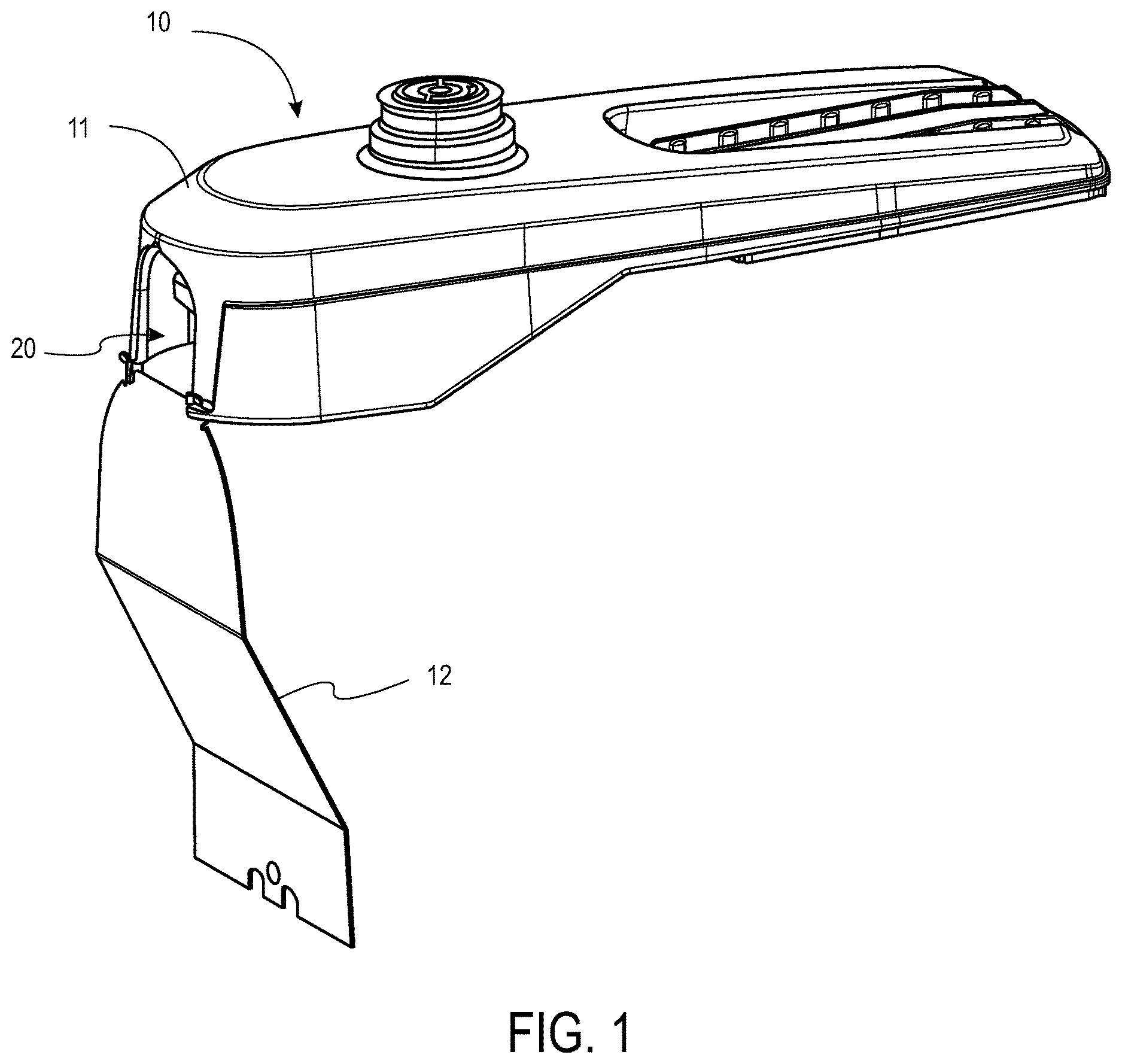 Patent US12618551 — Tooless cover retention and moisture protection for luminaires — Figure 1