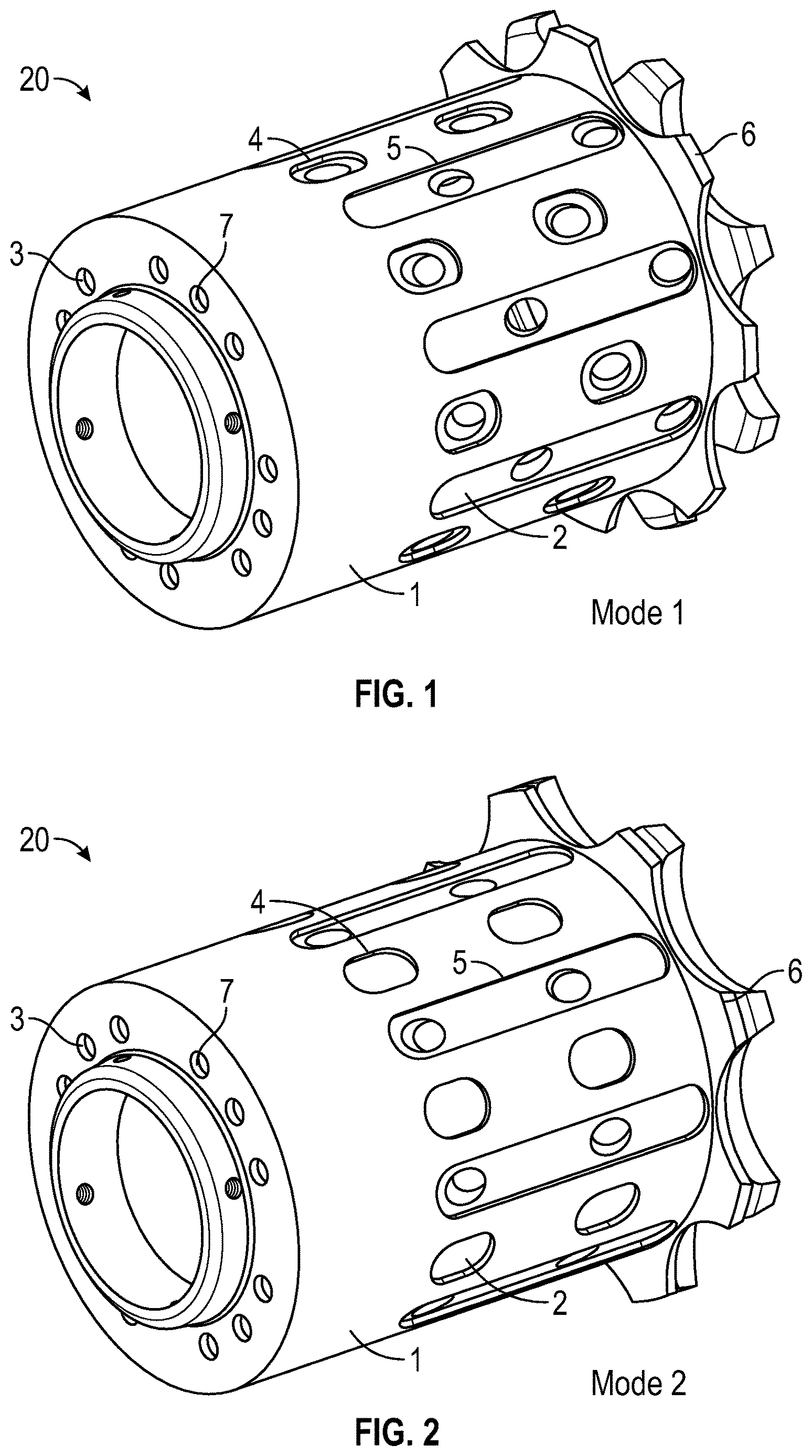 Patent US12618555 Figure 1 – Adjustable burner nozzle for multiple fuels