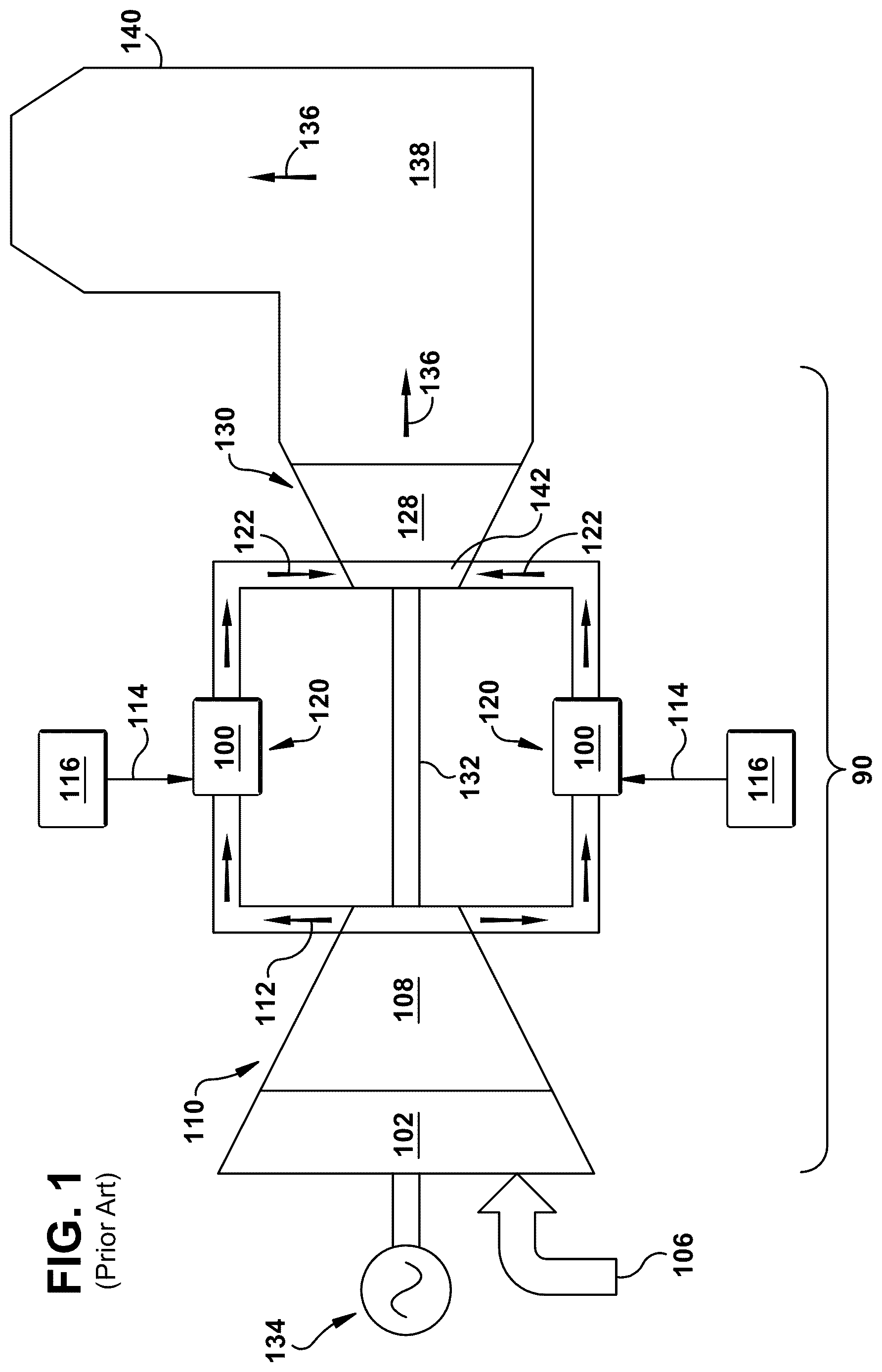 Patent US12618564 — Axial fuel stage injector with axially elongated mixing chambers, and combustor and gt system including same — Figure 1