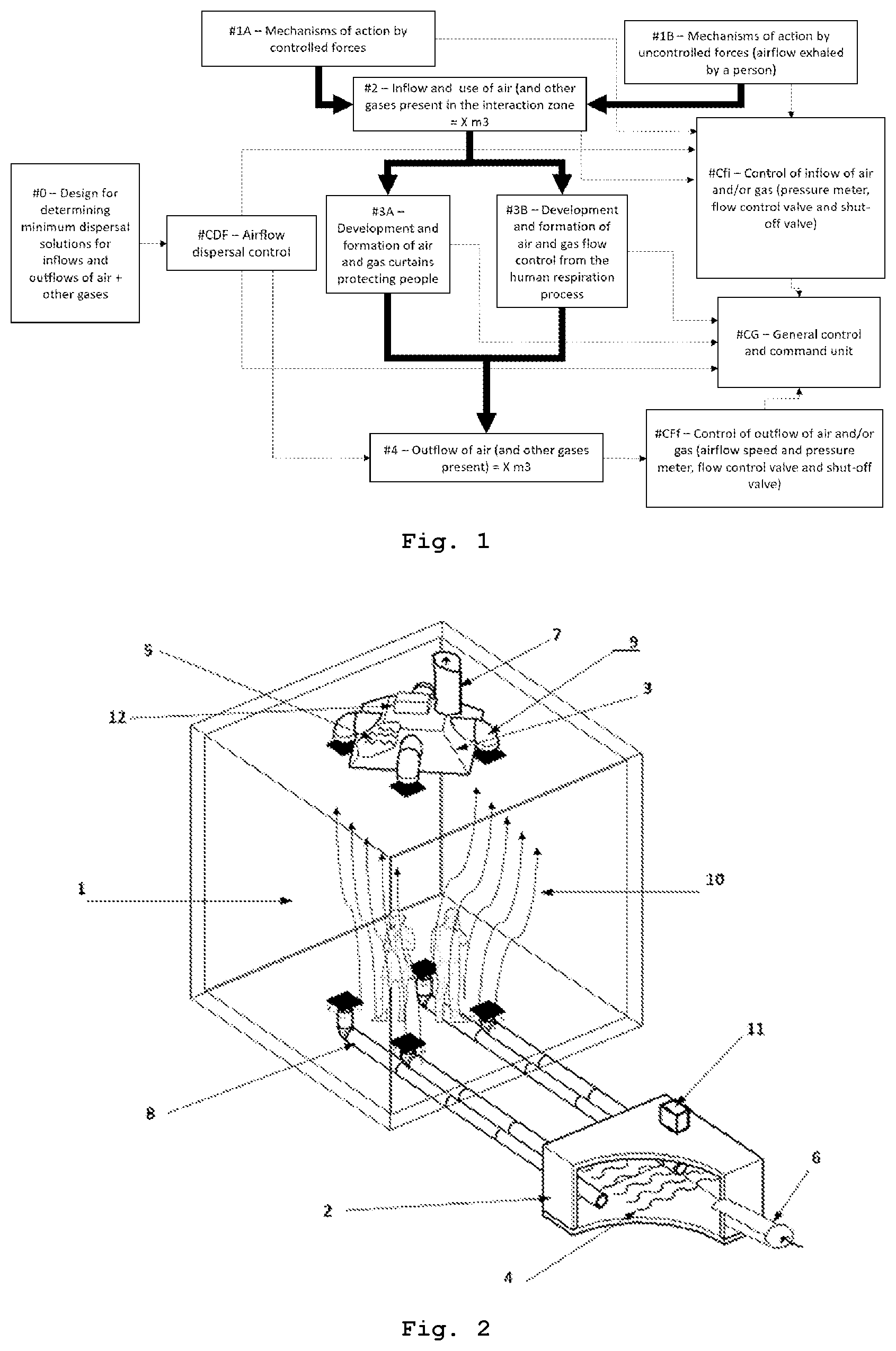 Patent US12618574 — Air quality enhancement system based on fluid mechanics and integrated UV emission — Figure 1