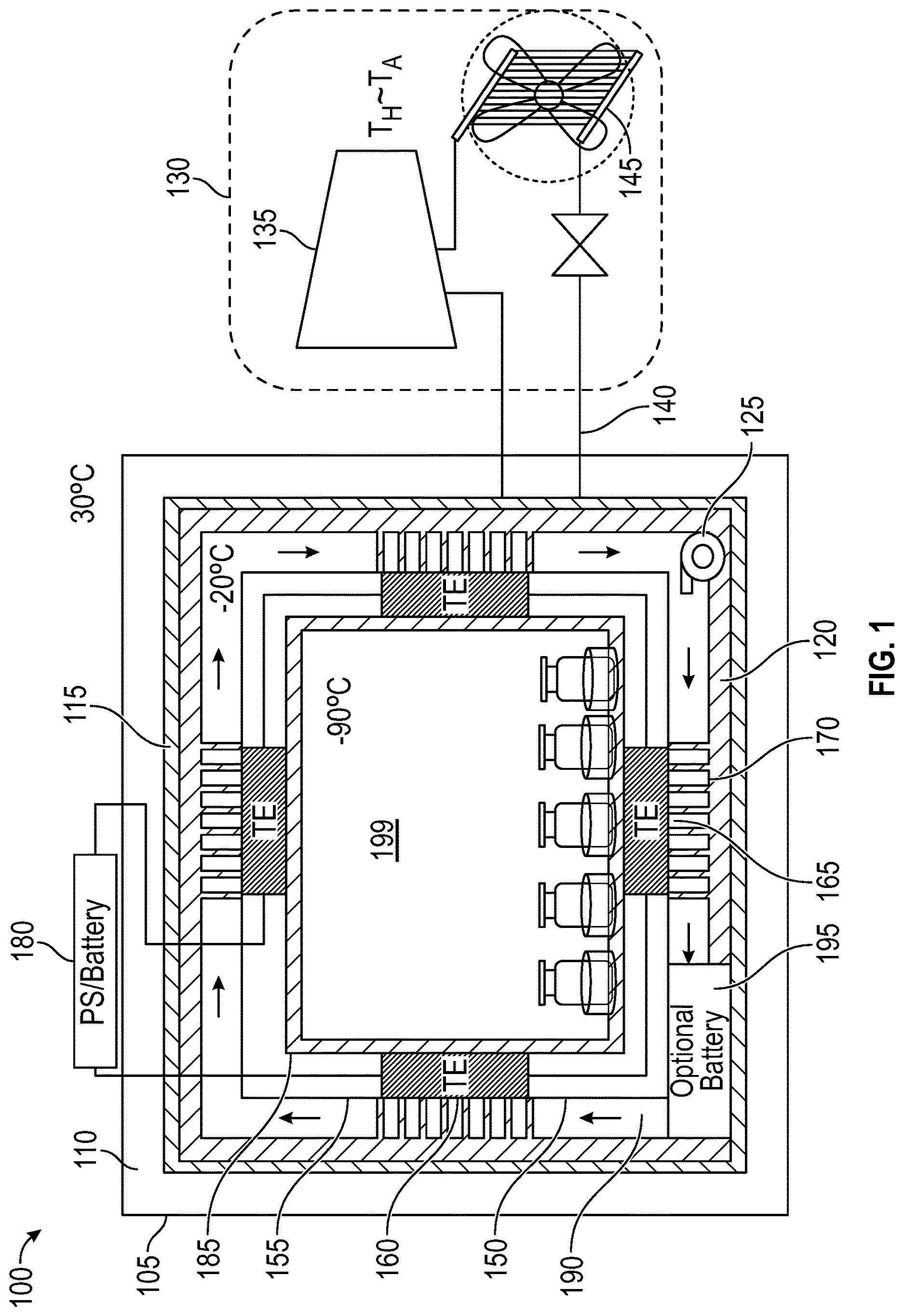 Patent US12618594 — Nested heating system — Figure 1