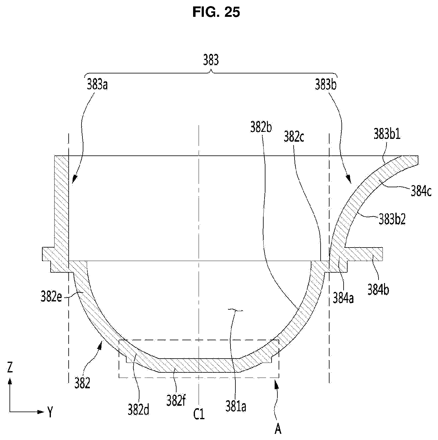 Patent US12618600 Figure 16 – Refrigerator