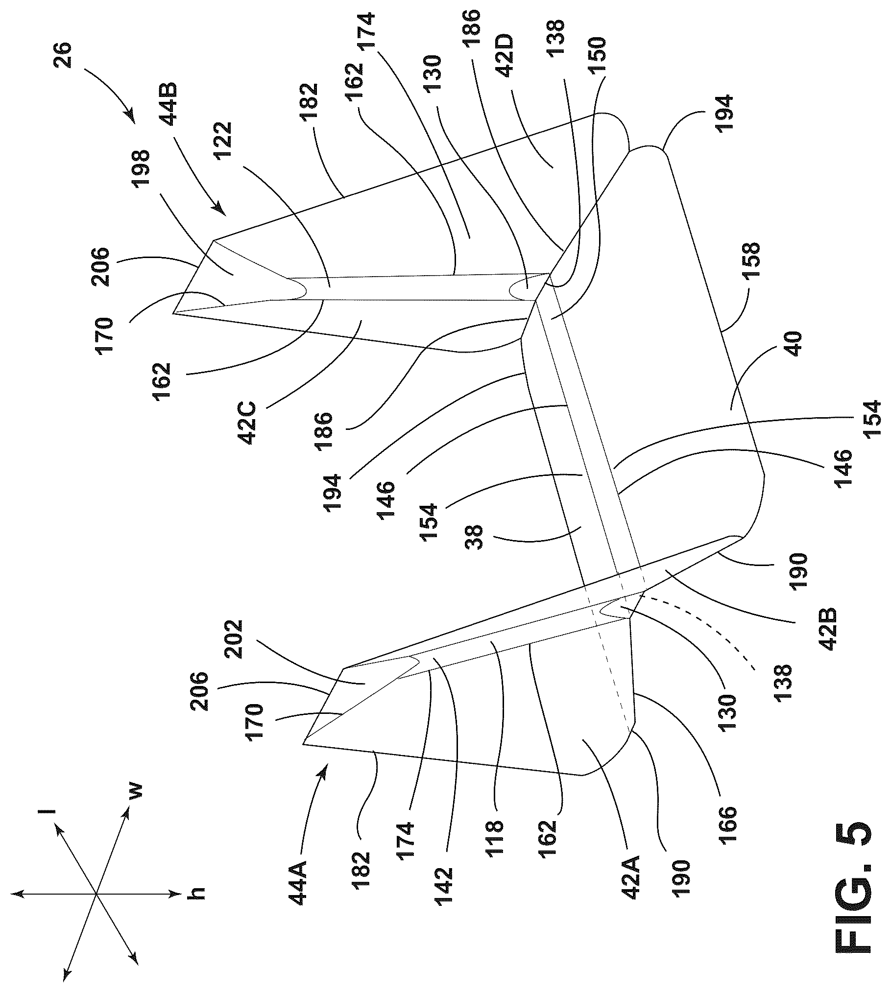 Patent US12618613 Figure 5 – Standoff feature for appliance