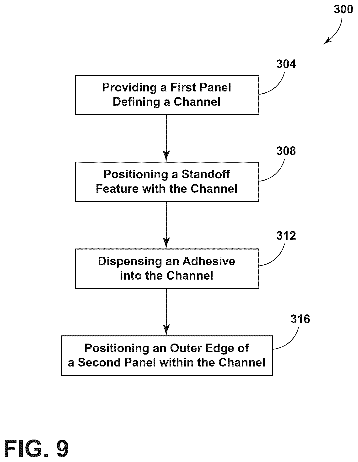 Patent US12618613 Figure 9 – Standoff feature for appliance