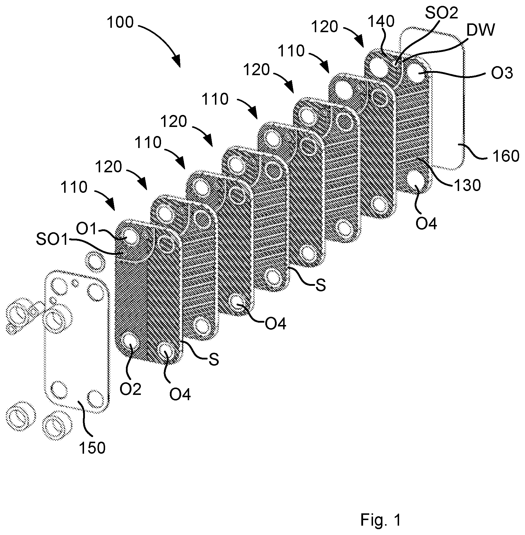 Patent US12618617 — Heat exchanger and refrigeration system and method — Figure 1