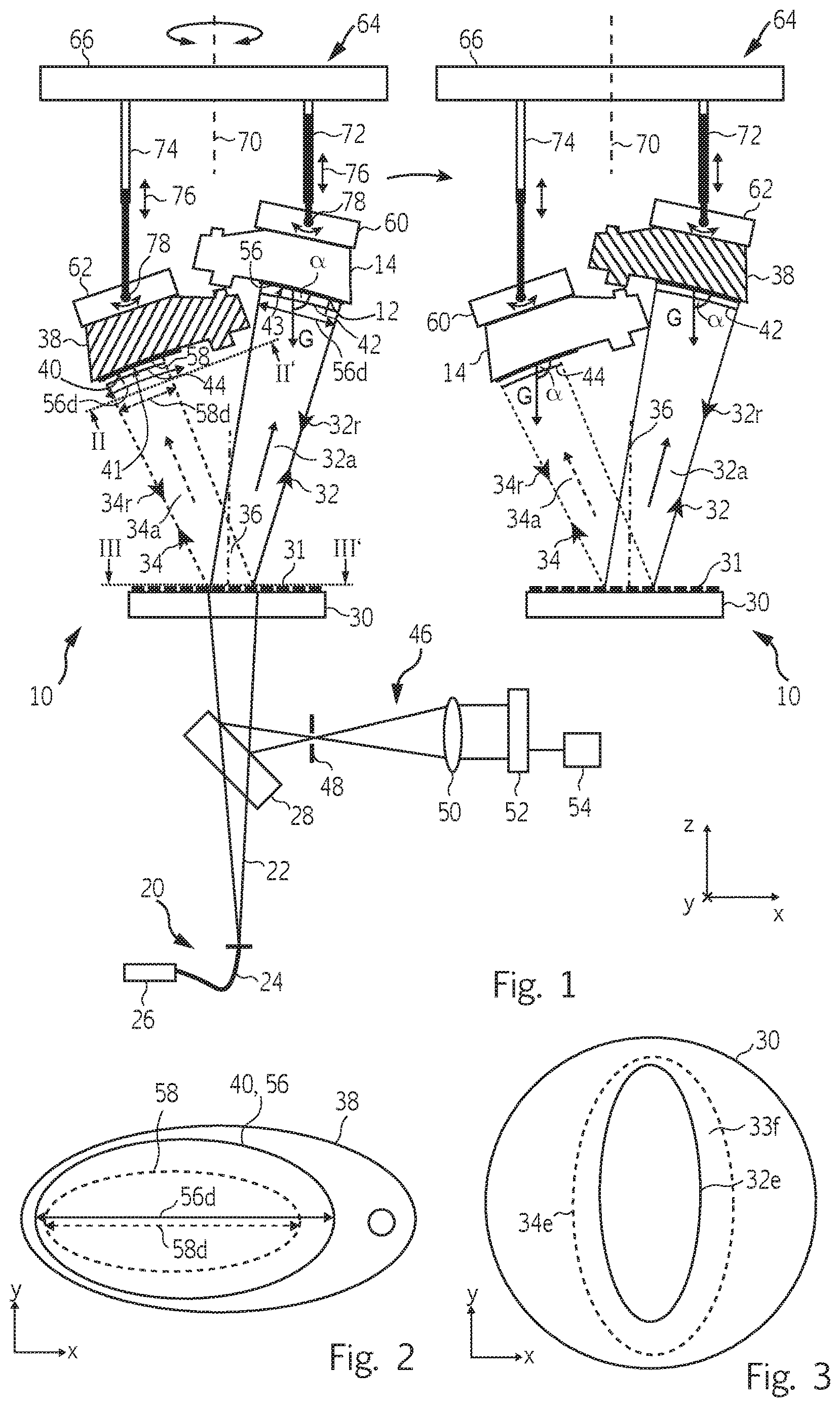 Patent US12618664 — Measuring device for interferometrically measuring a surface form — Figure 1