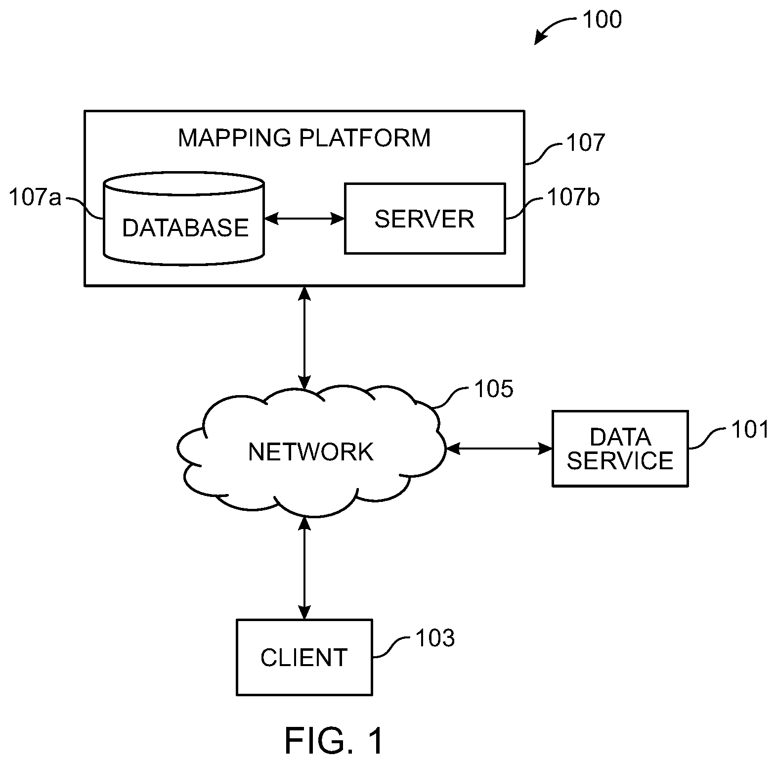 Patent US12618687 Figure 1 – Method, system, and computer program product for generating map update data