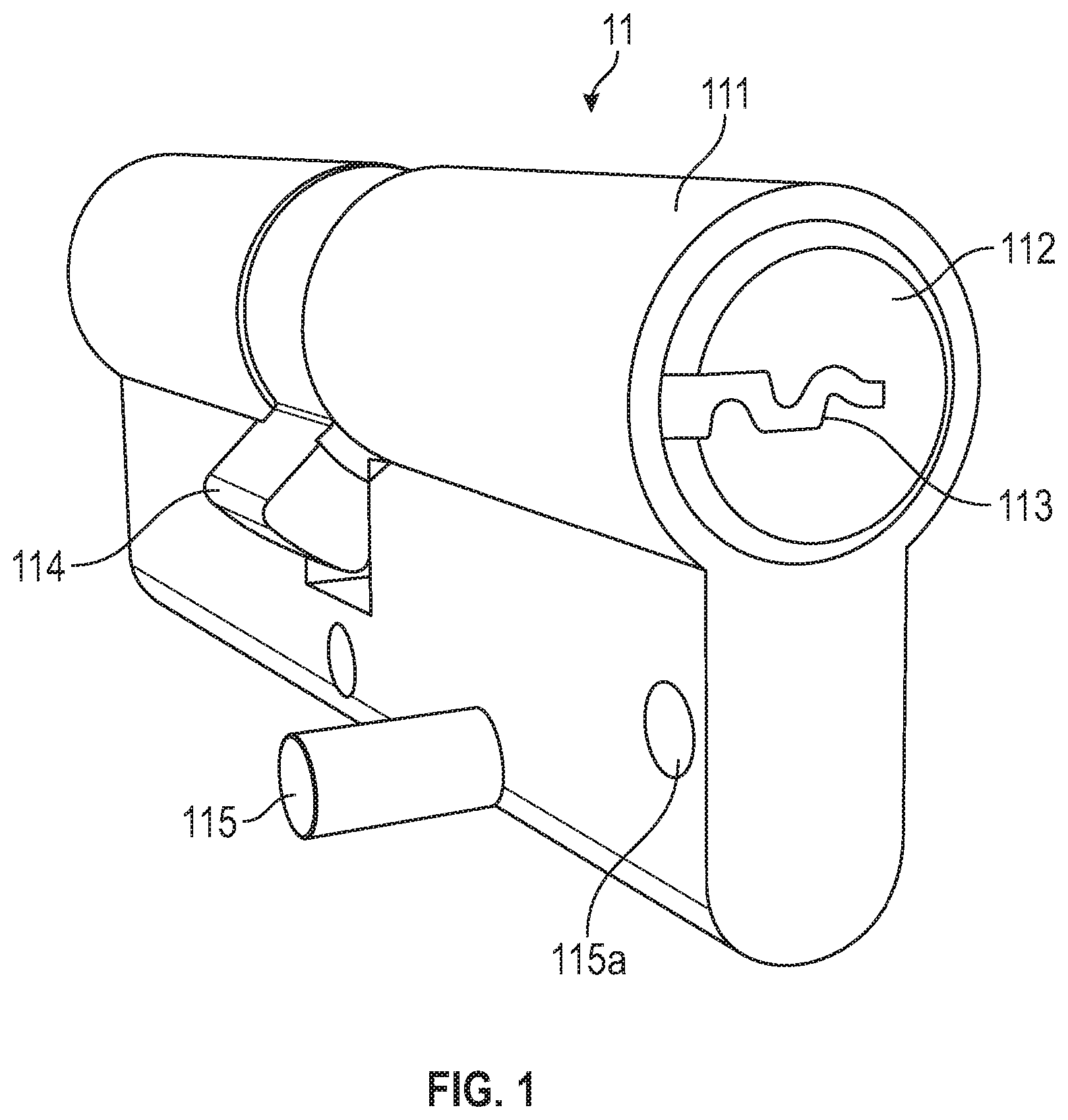 Patent US12618698 — Cylinder lock apparatus and parts thereof — Figure 1