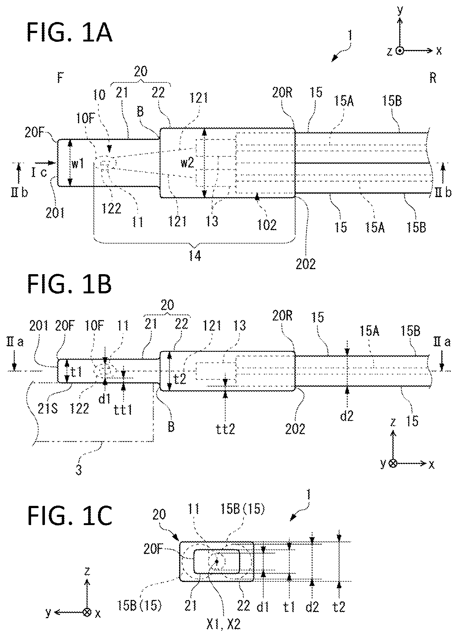 Patent US12618720 — Temperature sensor and method of manufacturing temperature sensor — Figure 1