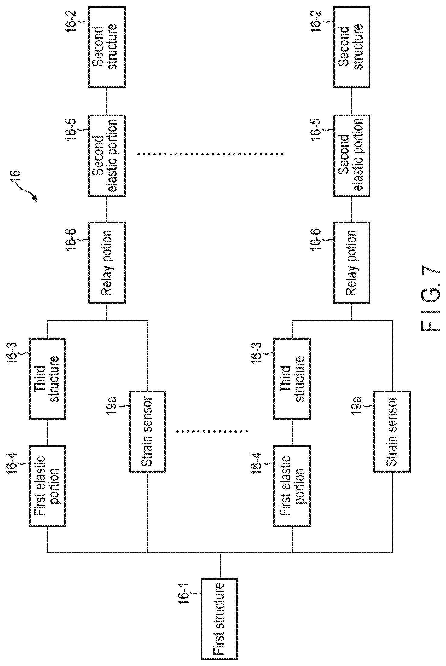 Patent US12618725 Figure 6 – Elastic body including deformable portions and force sensor using the same