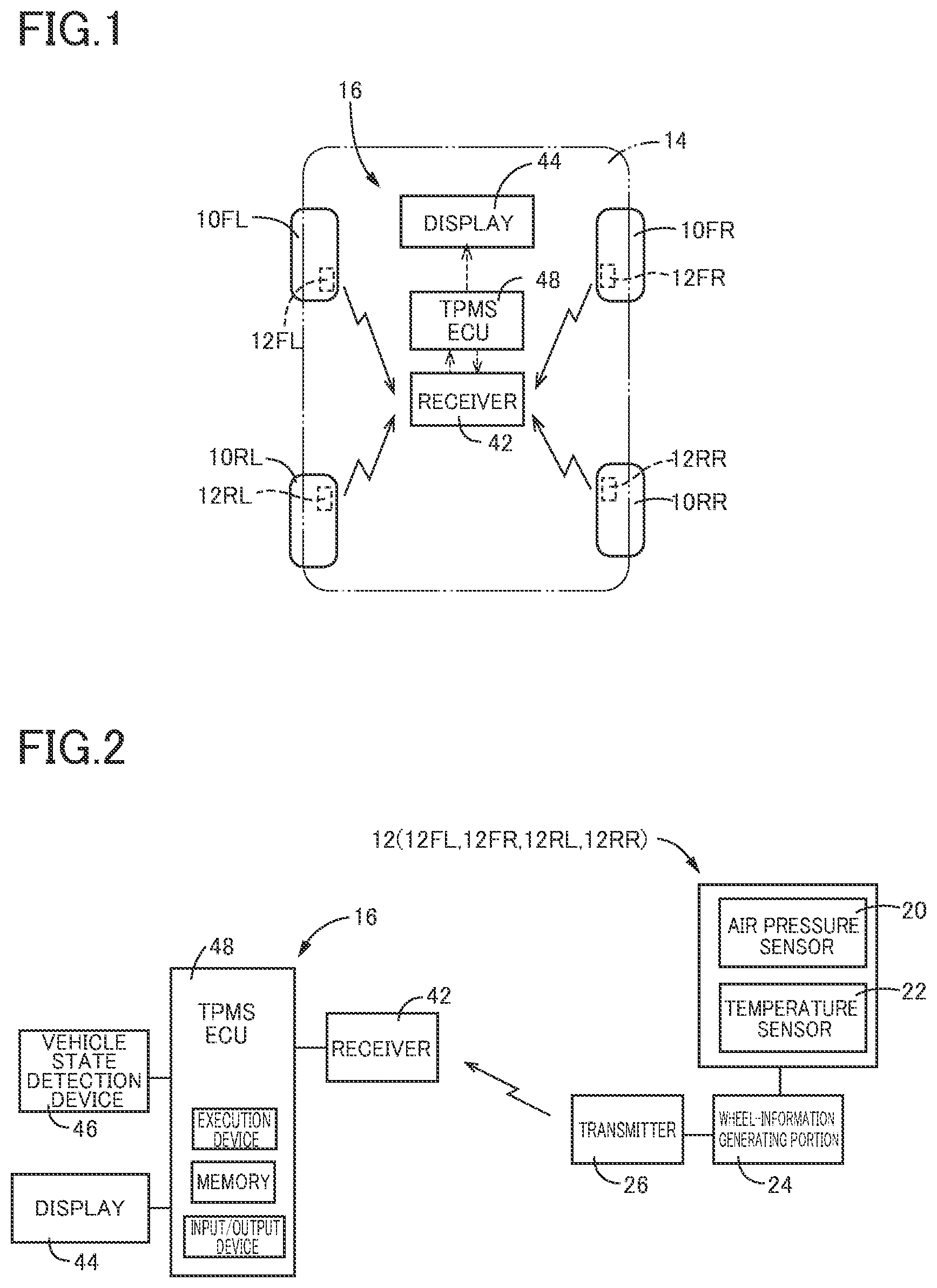 Patent US12618736 — Wheel-state obtaining system — Figure 1