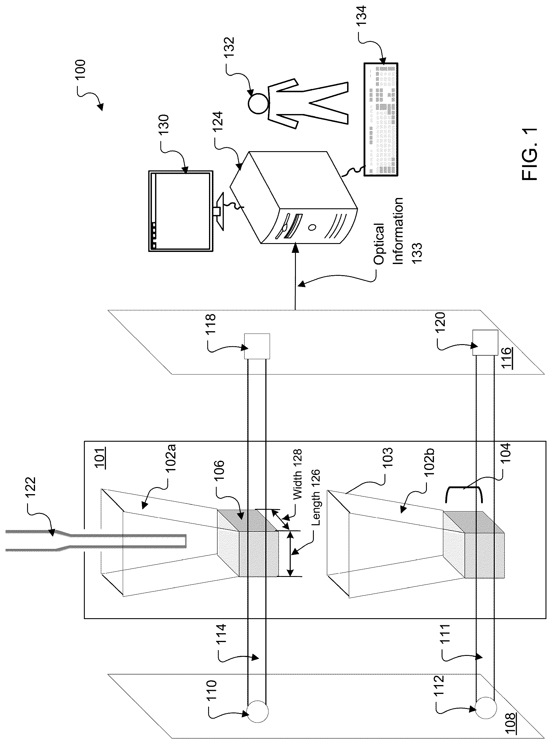 Patent US12618774 — Fluid testing system — Figure 1