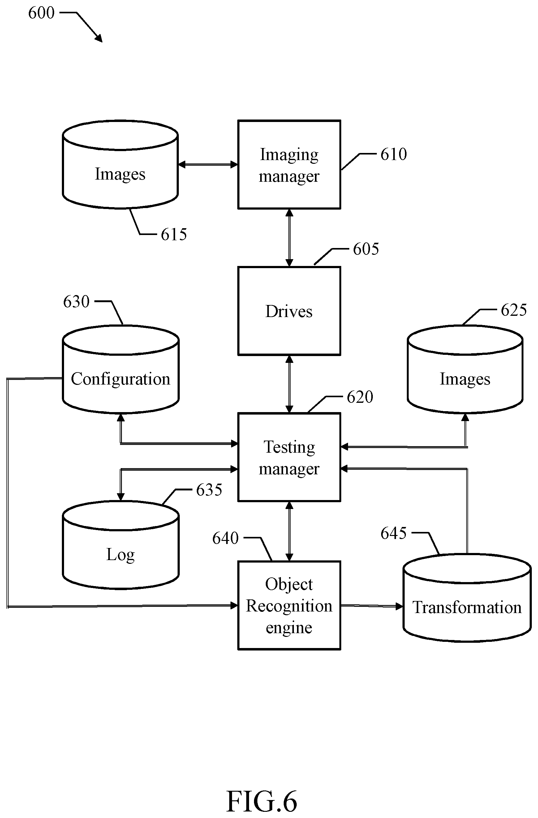 Patent US12618775 Figure 5 – Testing of luminescence imaging apparatus with automatic detection of a testing device