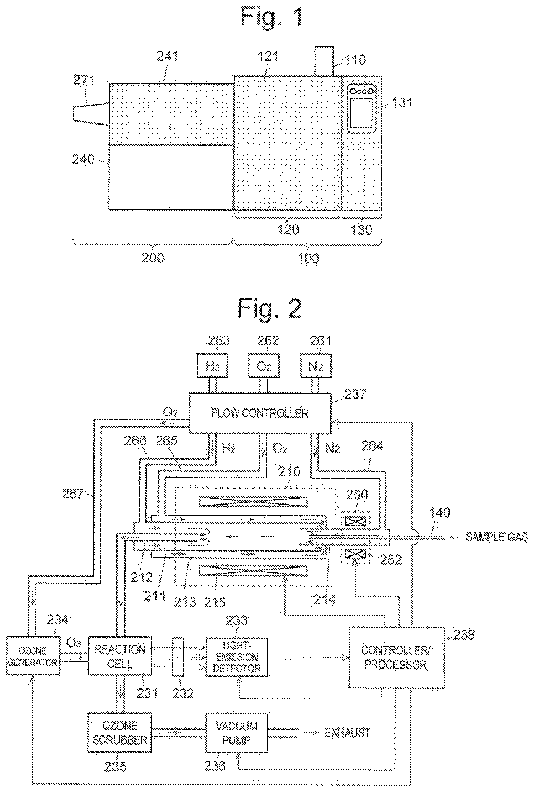 Patent US12618778 — Gas chromatography combustion furnace/tube structure for a sulfur chemiluminescence detector — Figure 1