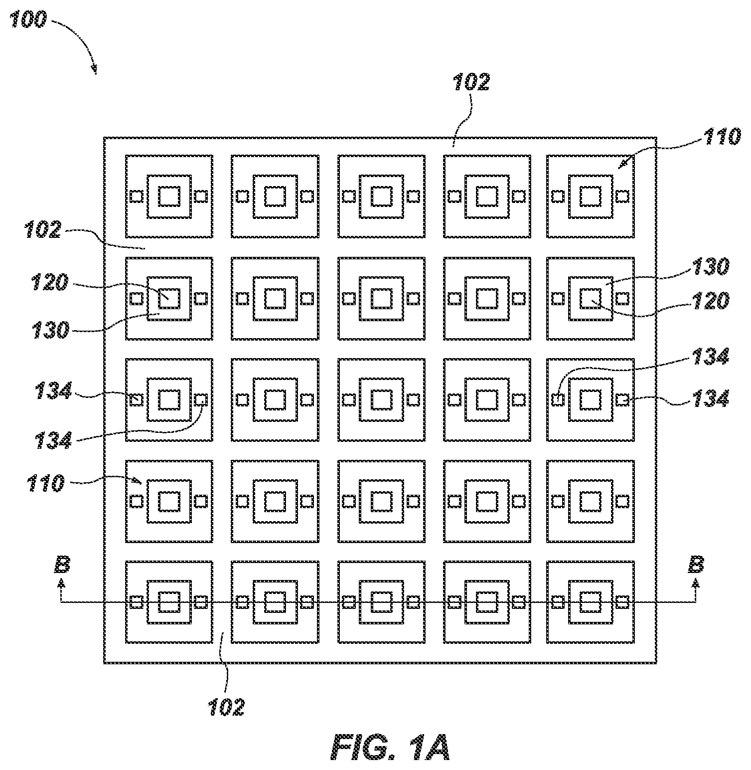 Patent US12618818 — Arrays of gas sensor device packages, and related methods — Figure 1