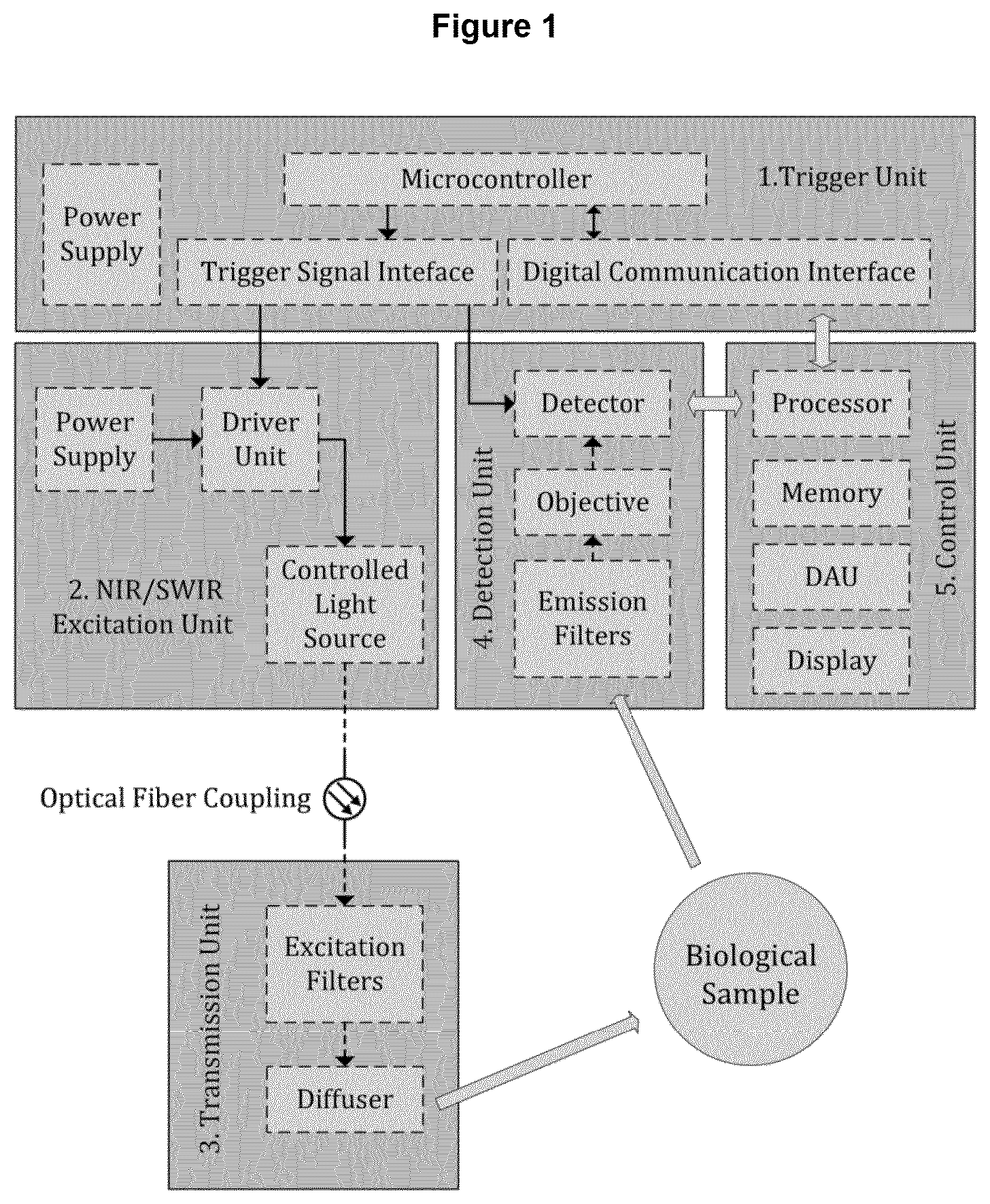 Patent US12618846 — Method and device for imaging fluorescent proteins in near- and short-wave infrared — Figure 1