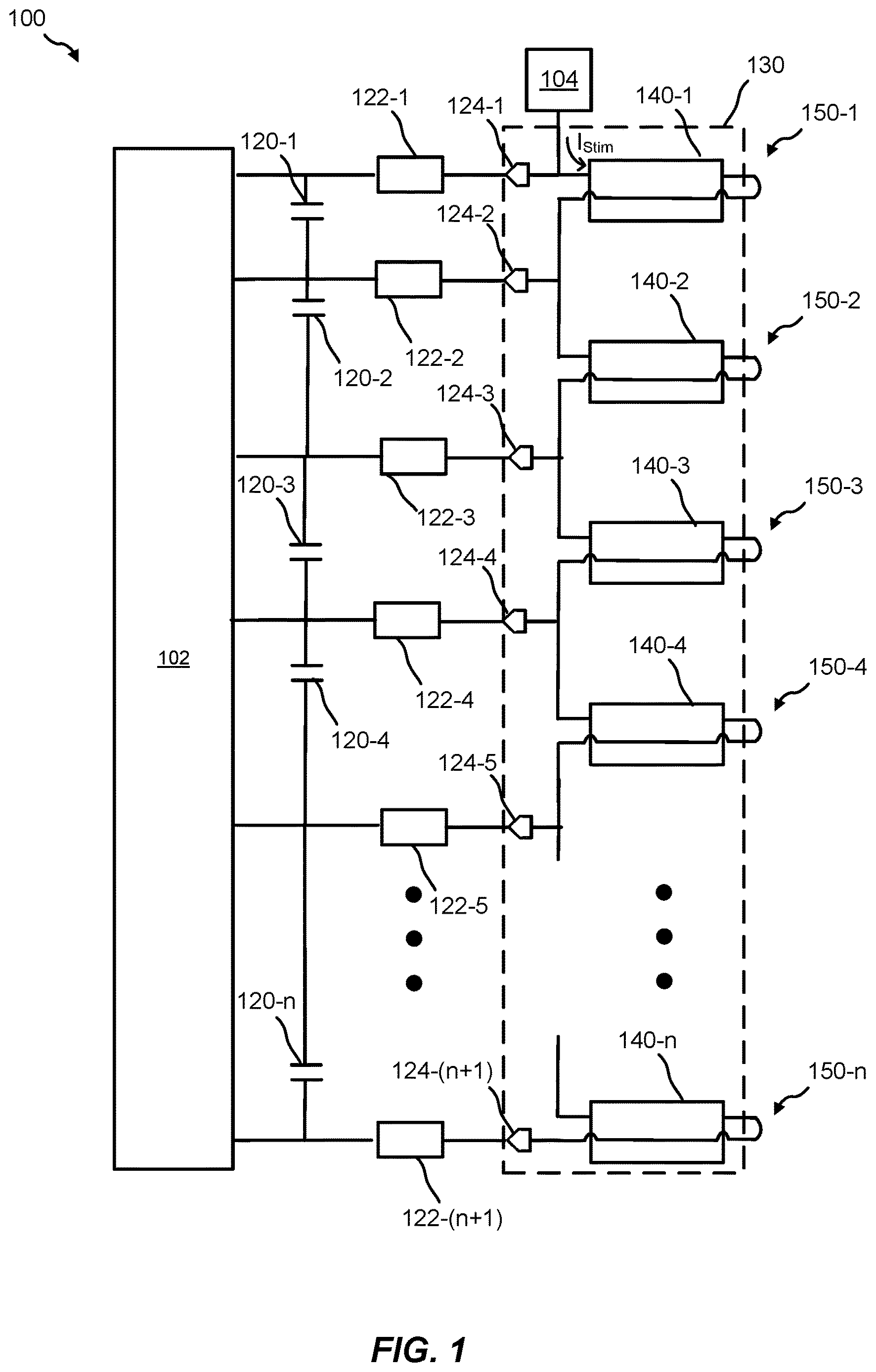 Patent US12618871 — Apparatuses and methods for electrochemical impedance spectroscopy measurements — Figure 1