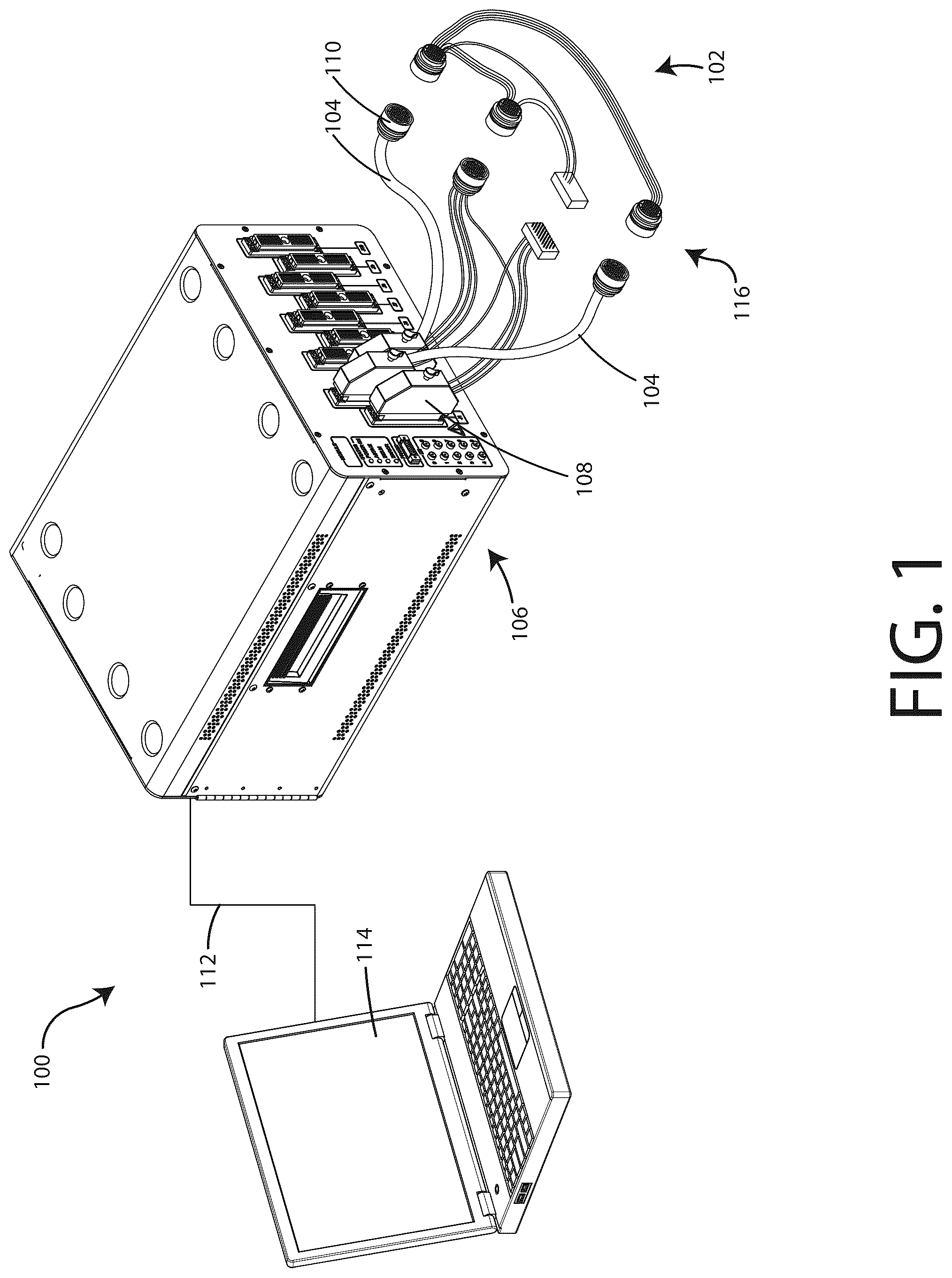 Patent US12618873 — Partailly guarded switching matrix for automatic electronic test equipment — Figure 1