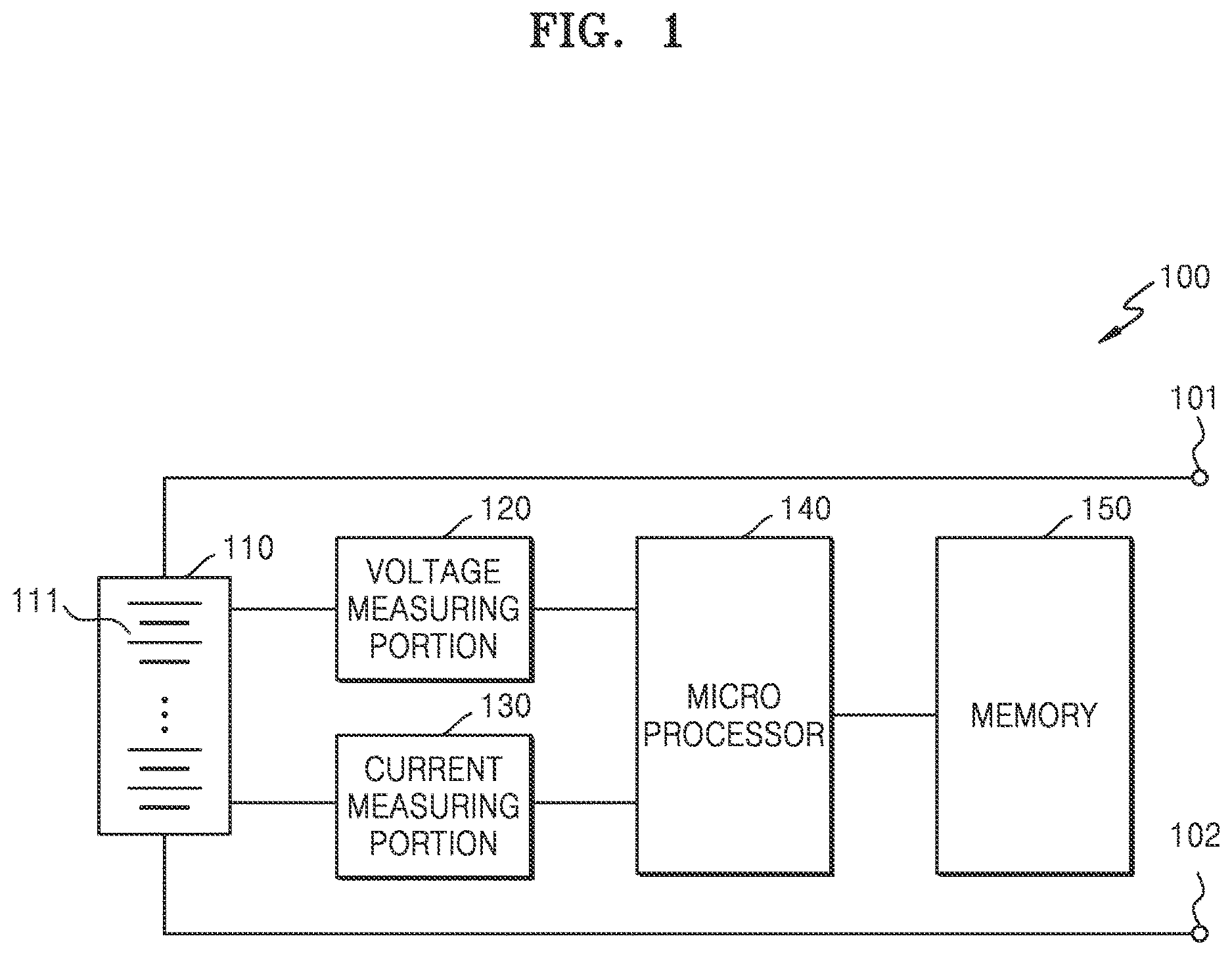 Patent US12618906 — Method for estimating state of charge of battery — Figure 1
