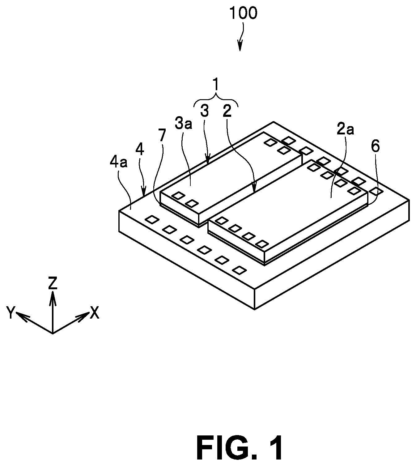 Patent US12618921 — Magnetic sensor including magnetic detection element and magnetic field generator disposed on inclined surface — Figure 1