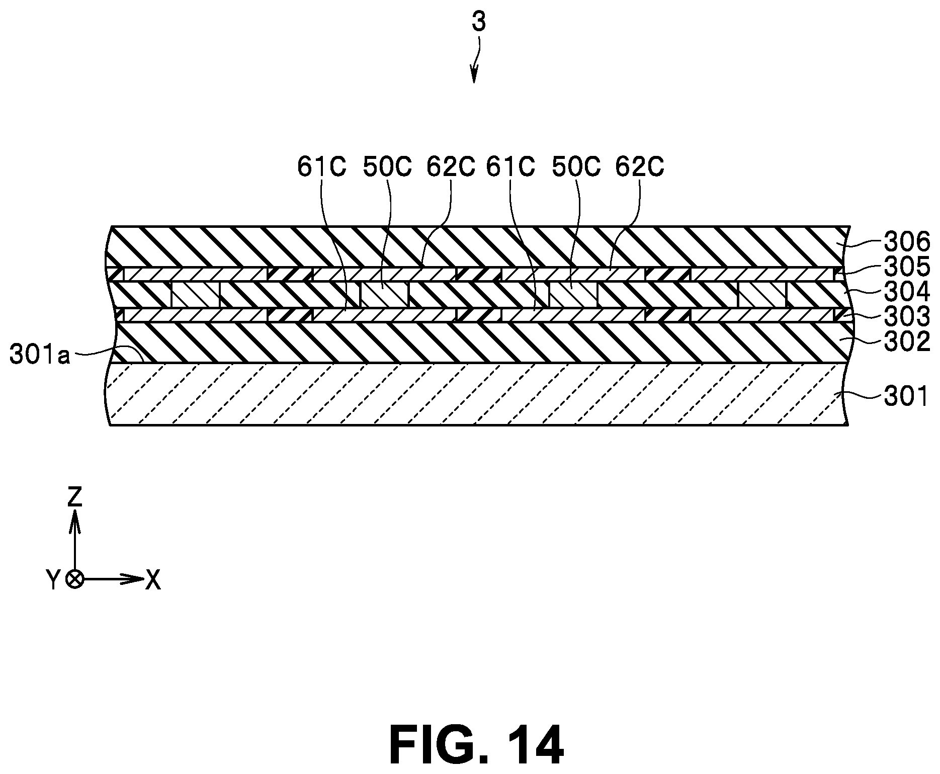 Patent US12618921 Figure 14 – Magnetic sensor including magnetic detection element and magnetic field generator disposed on inclined surface