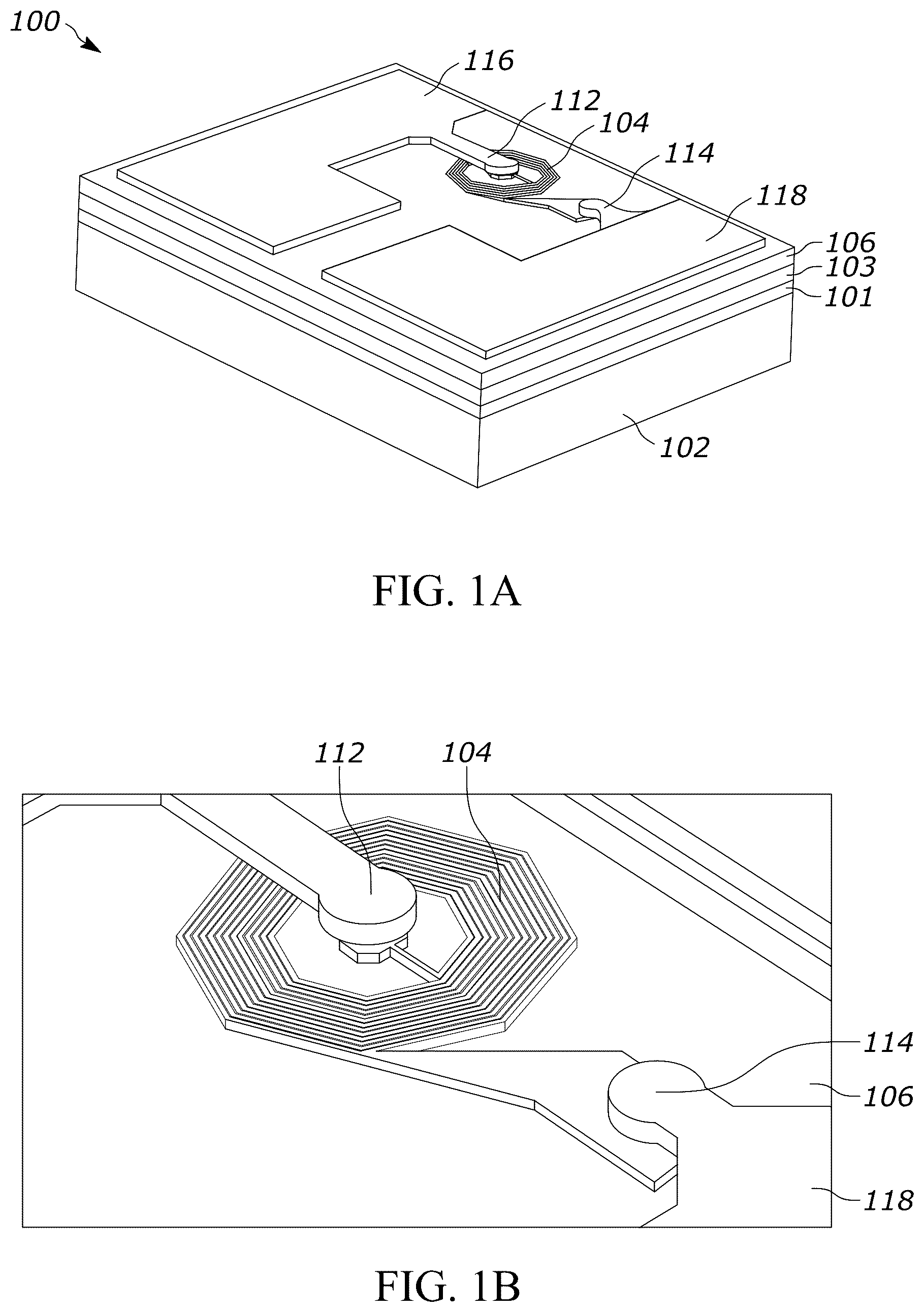Patent US12618924 — Fabrication and use of nanocoils on nitrogen-vacancy diamond substrates for magnetic field detection and manipulation — Figure 1