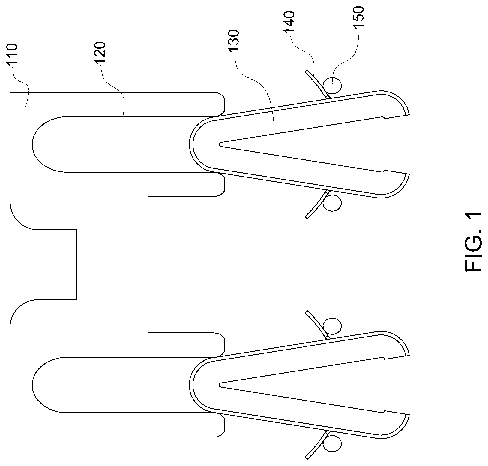 Patent US12619031 — Systems and methods to reduce EMI for fiber optic arrays — Figure 1